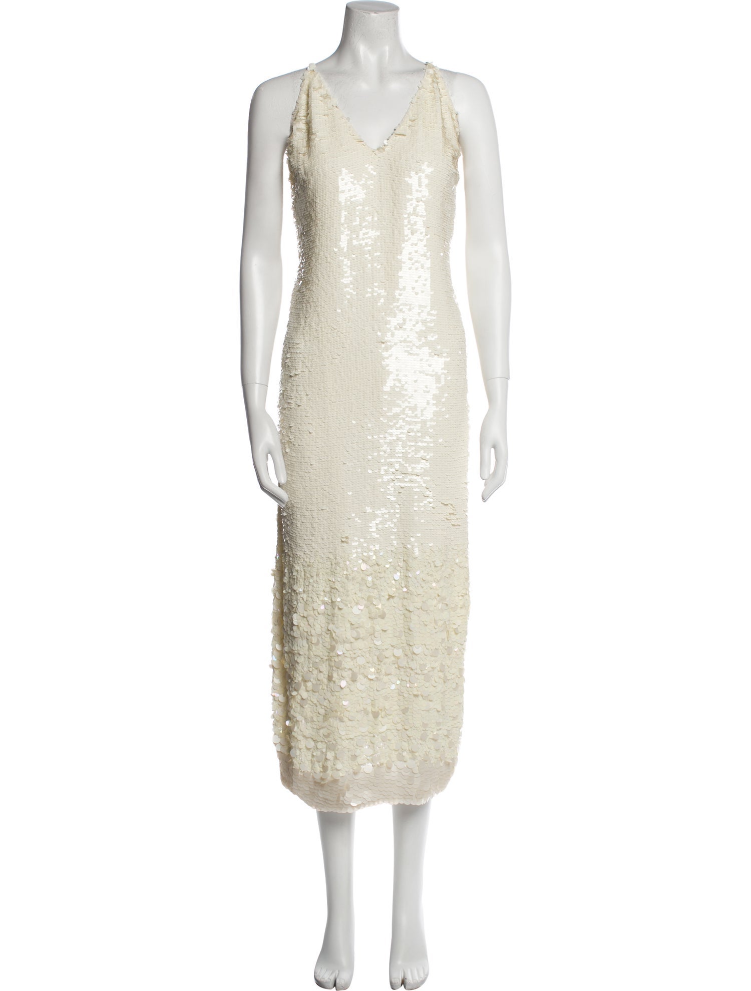 Veronica Beard V-Neck Knee-Length Dress