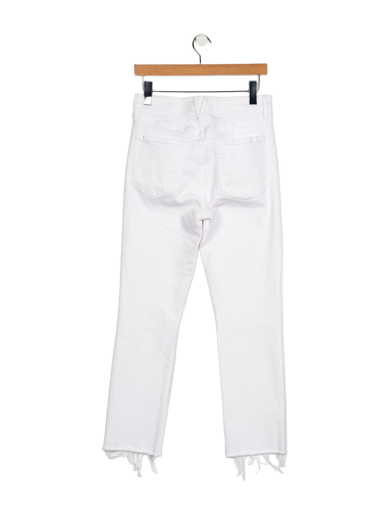 Veronica Beard High-Rise Straight Leg Jeans