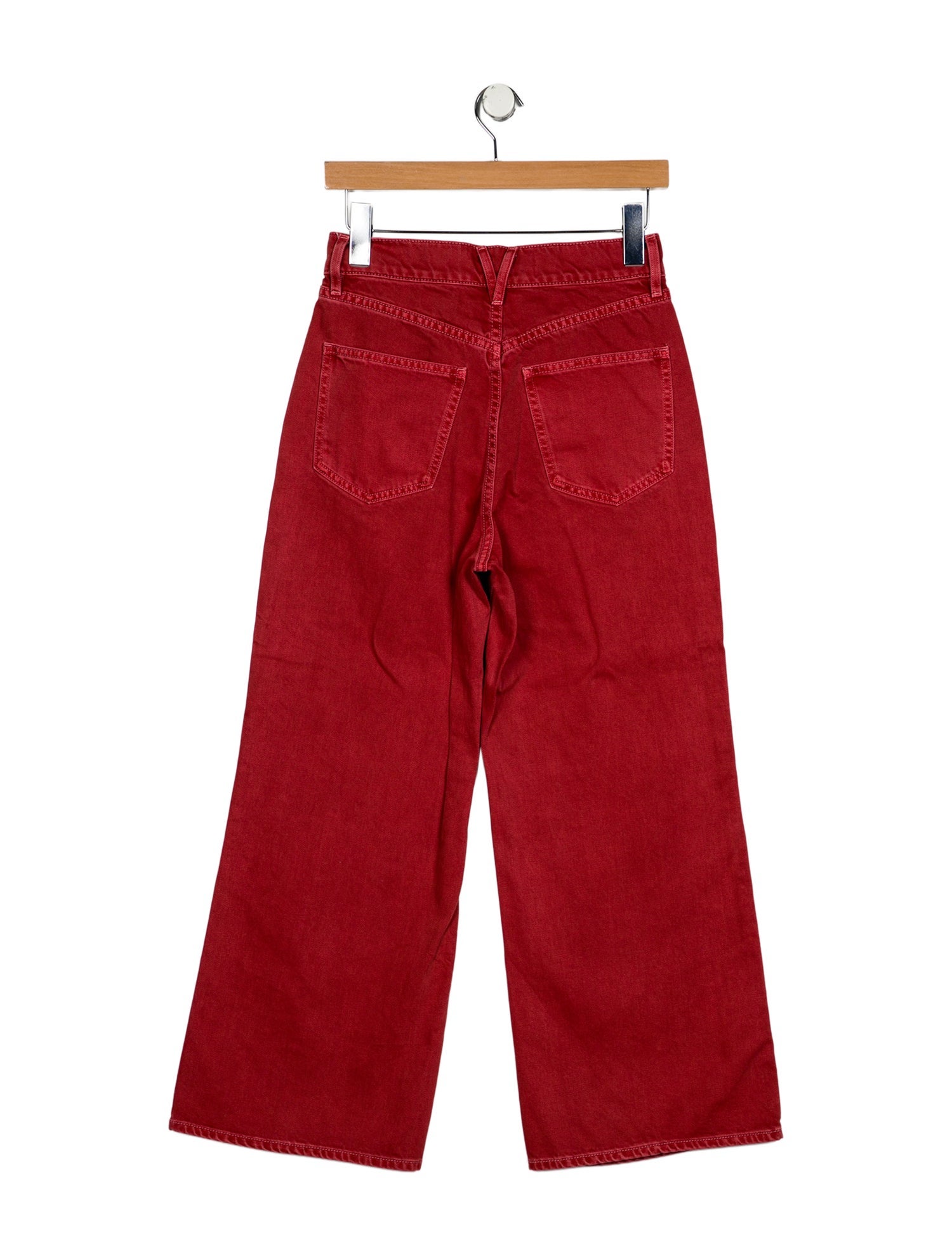 Veronica Beard High-Rise Wide Leg Jeans