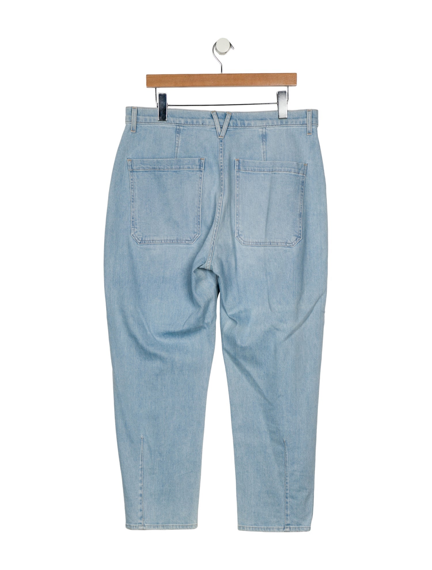 Veronica Beard High-Rise Straight Leg Jeans