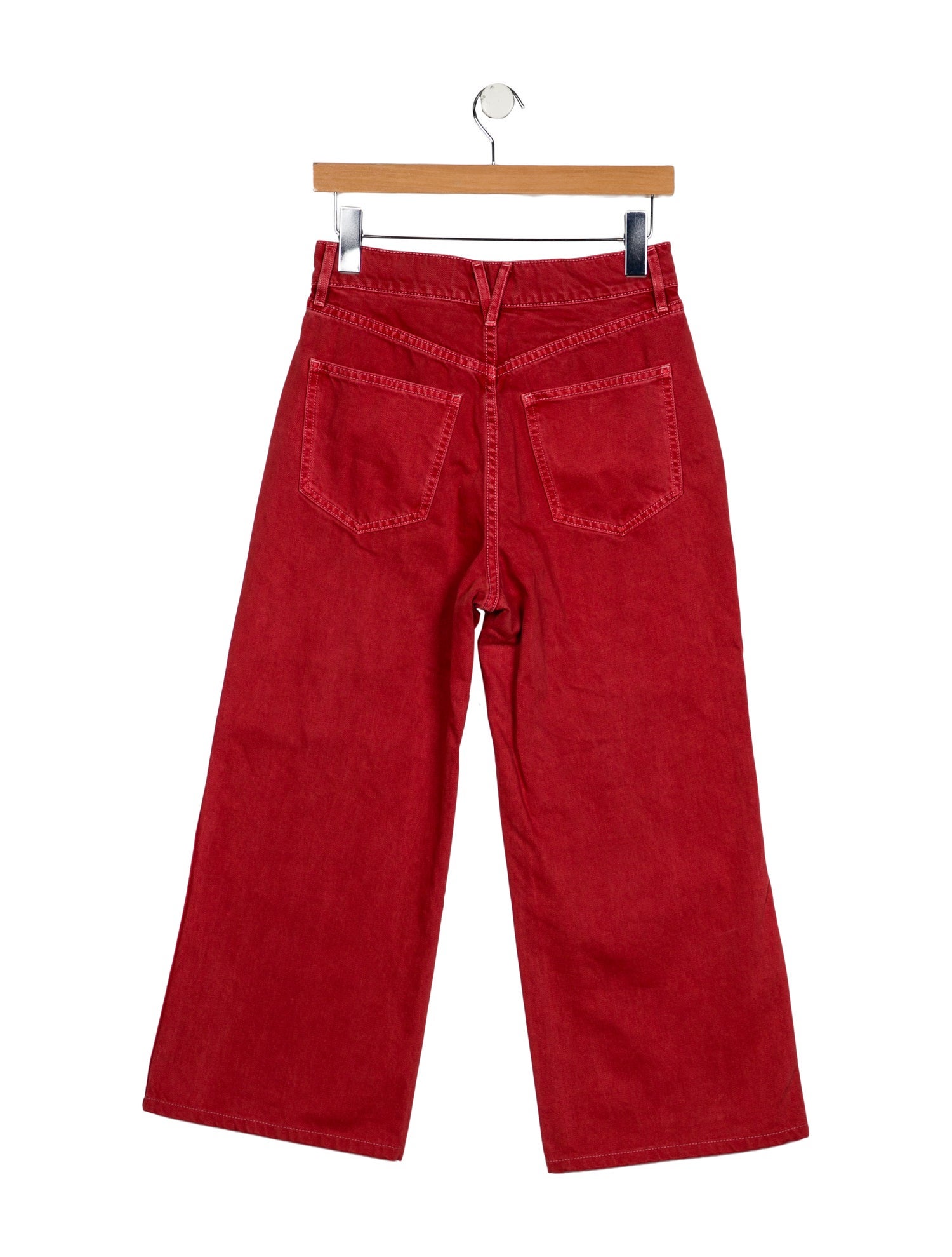 Veronica Beard High-Rise Wide Leg Jeans