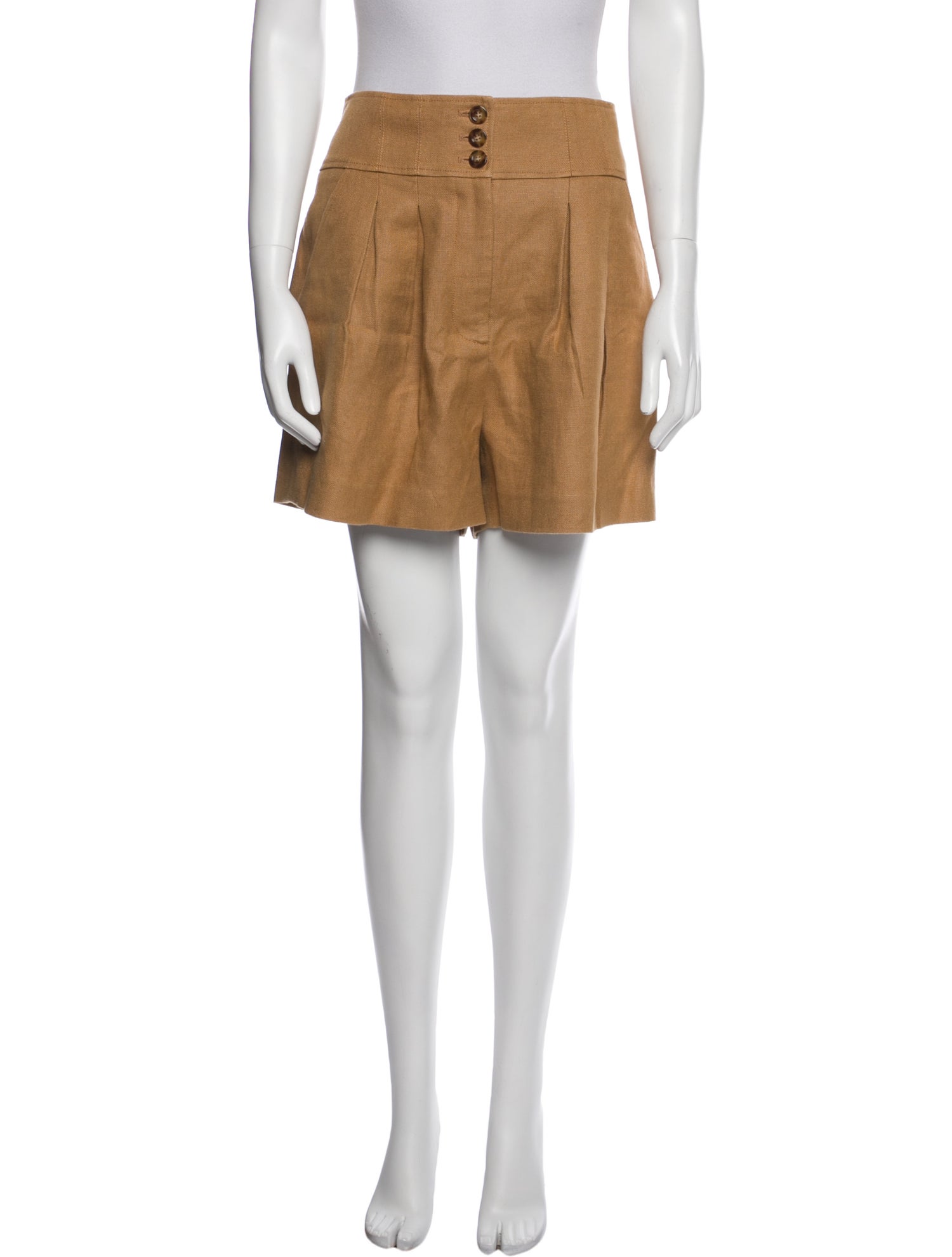 Veronica Beard Linen Mini Shorts