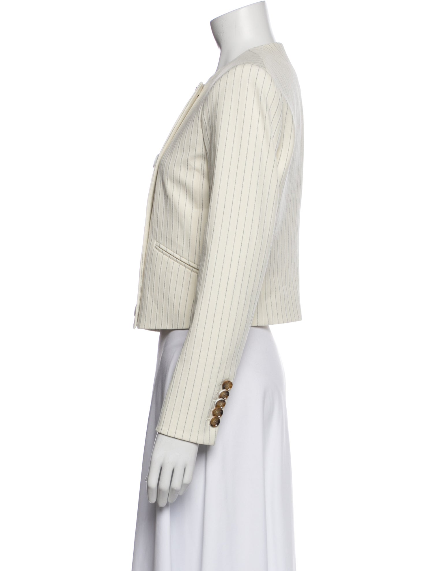 Veronica Beard Striped Bolero