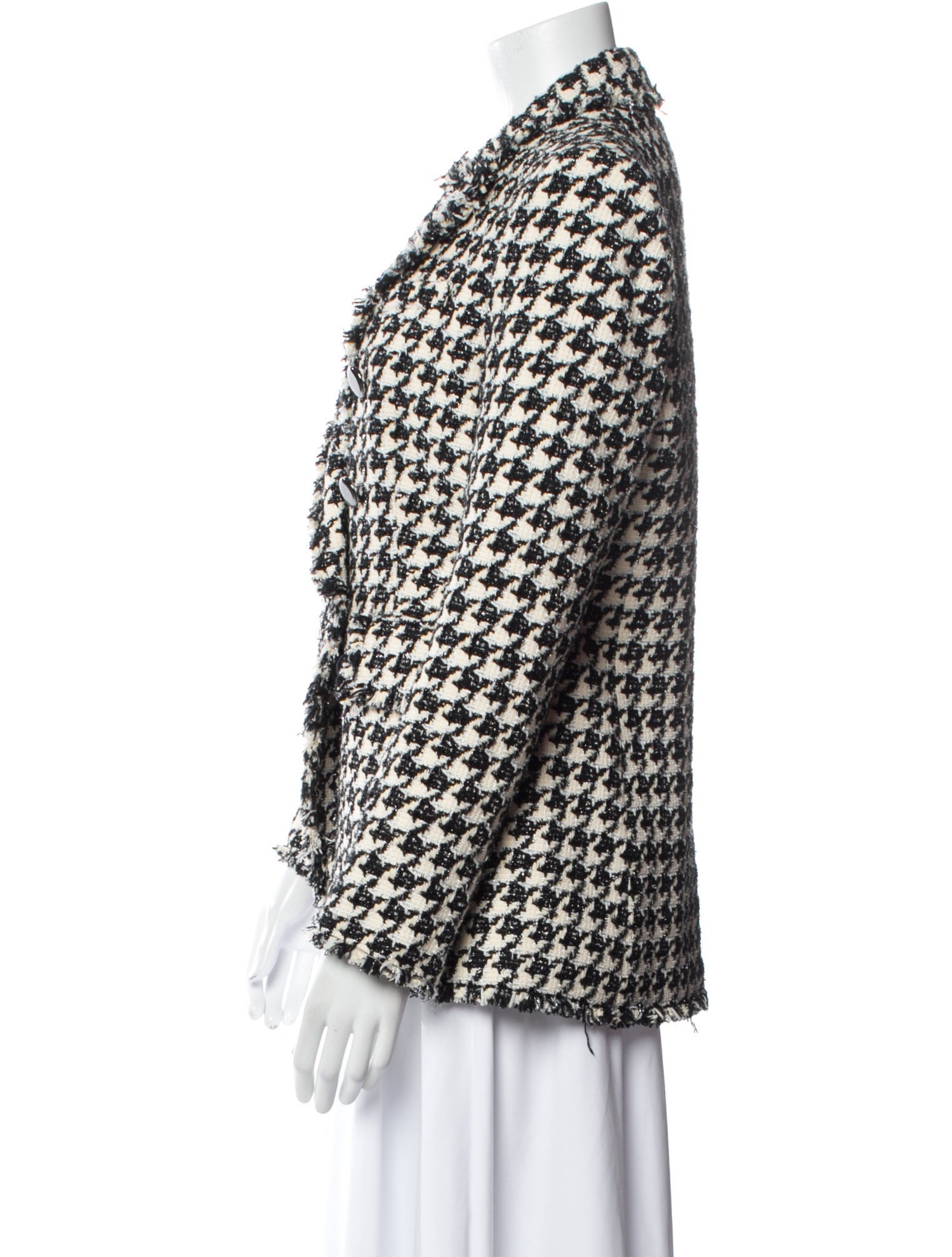 Veronica Beard Houndstooth Print Blazer