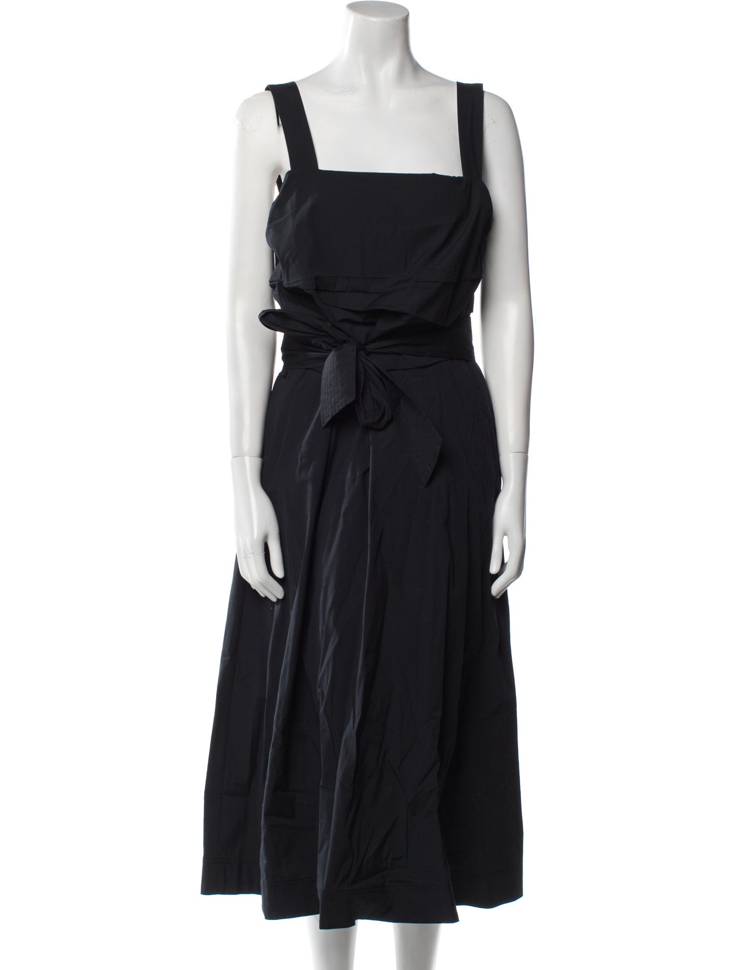 Veronica Beard Square Neckline Long Dress