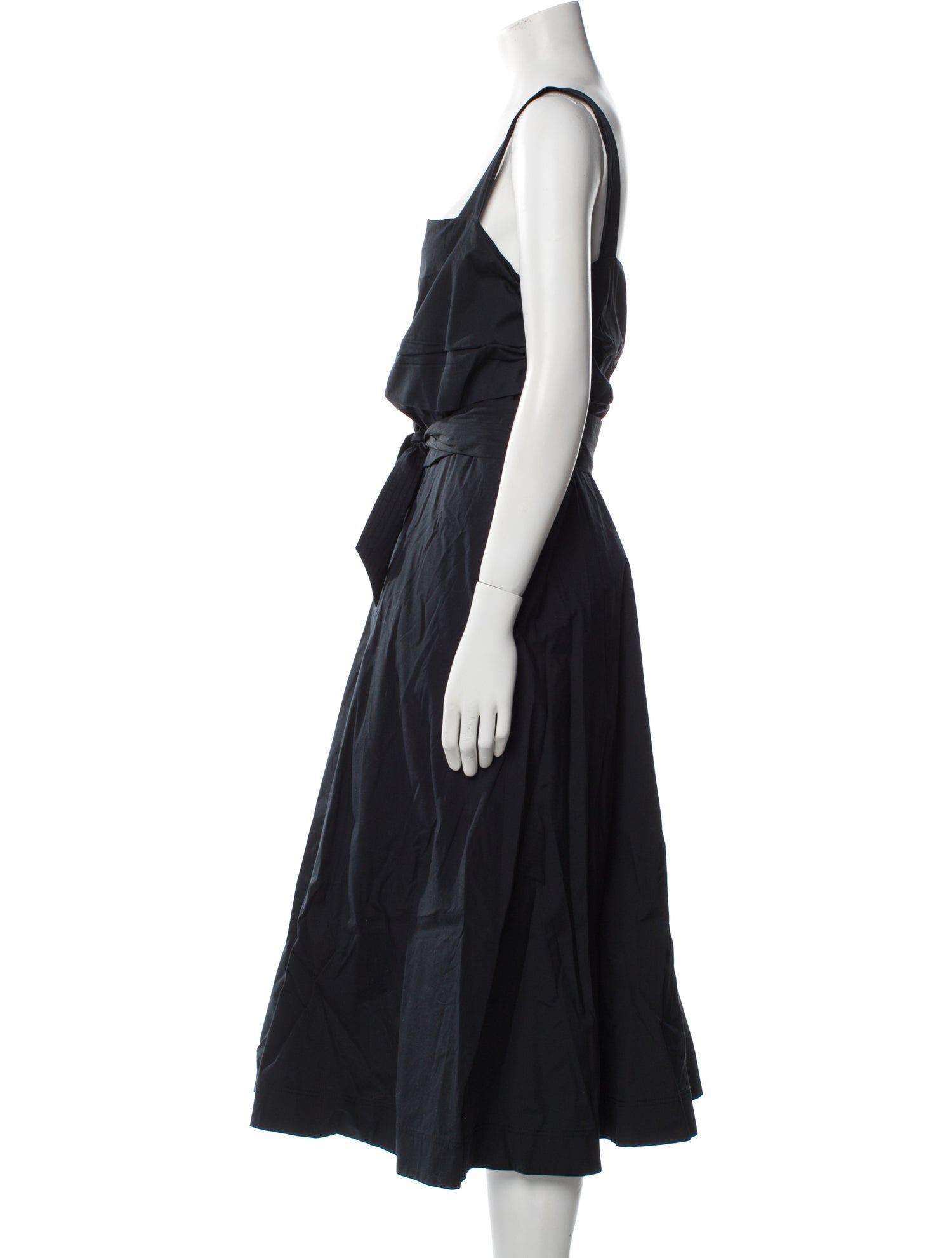 Veronica Beard Square Neckline Long Dress