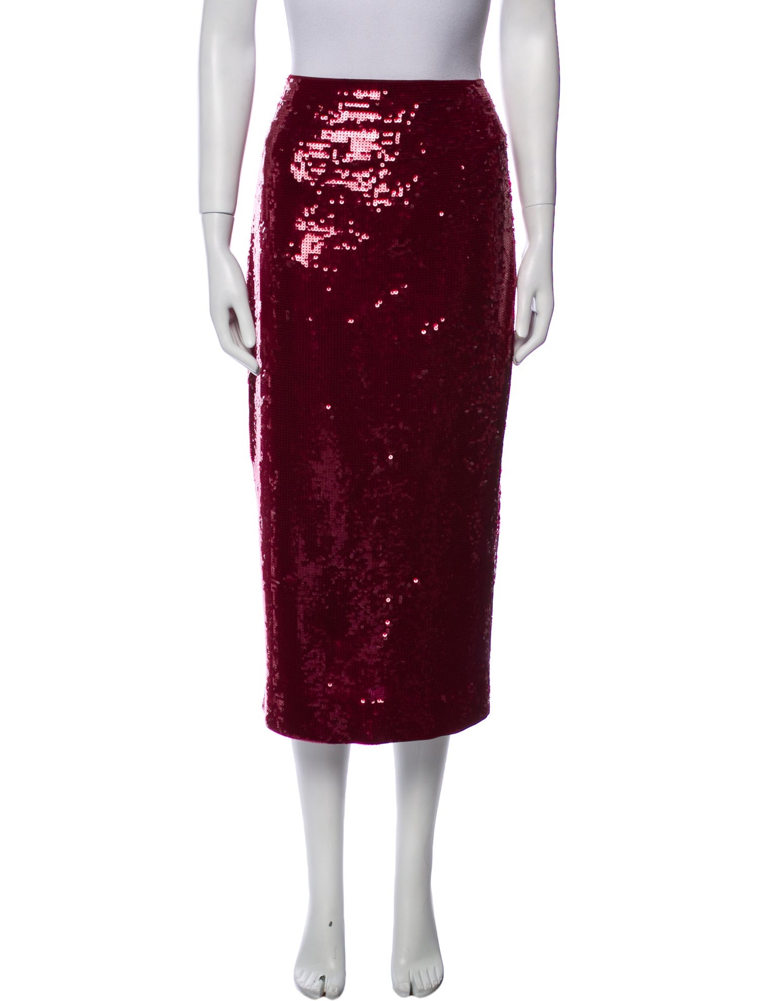 Veronica Beard Sequin Embellishments Midi Length Skirt