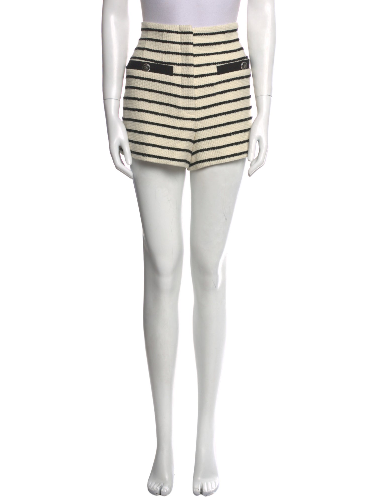 Veronica Beard Striped Mini Shorts w/ Tags