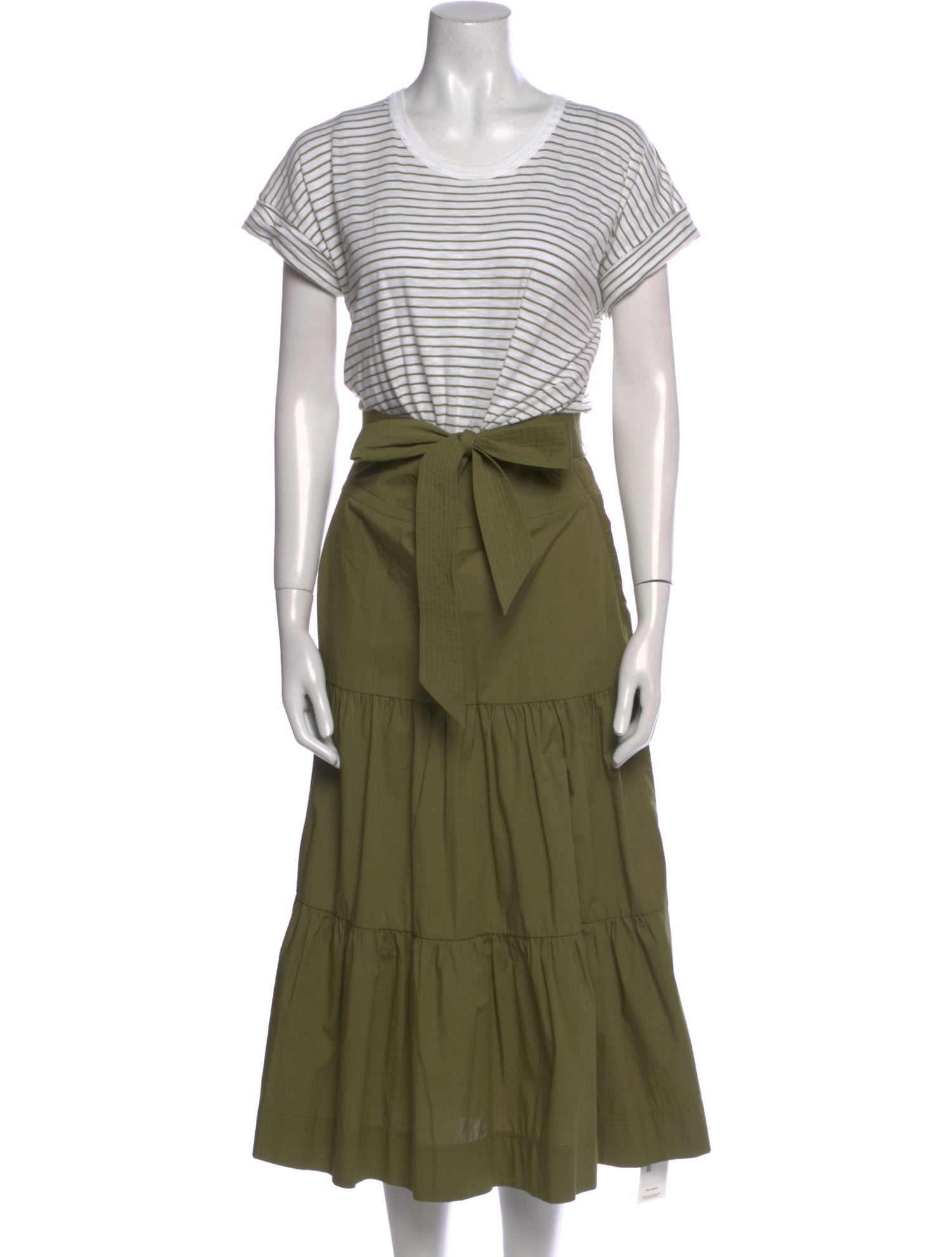 Veronica Beard Scoop Neck Long Dress