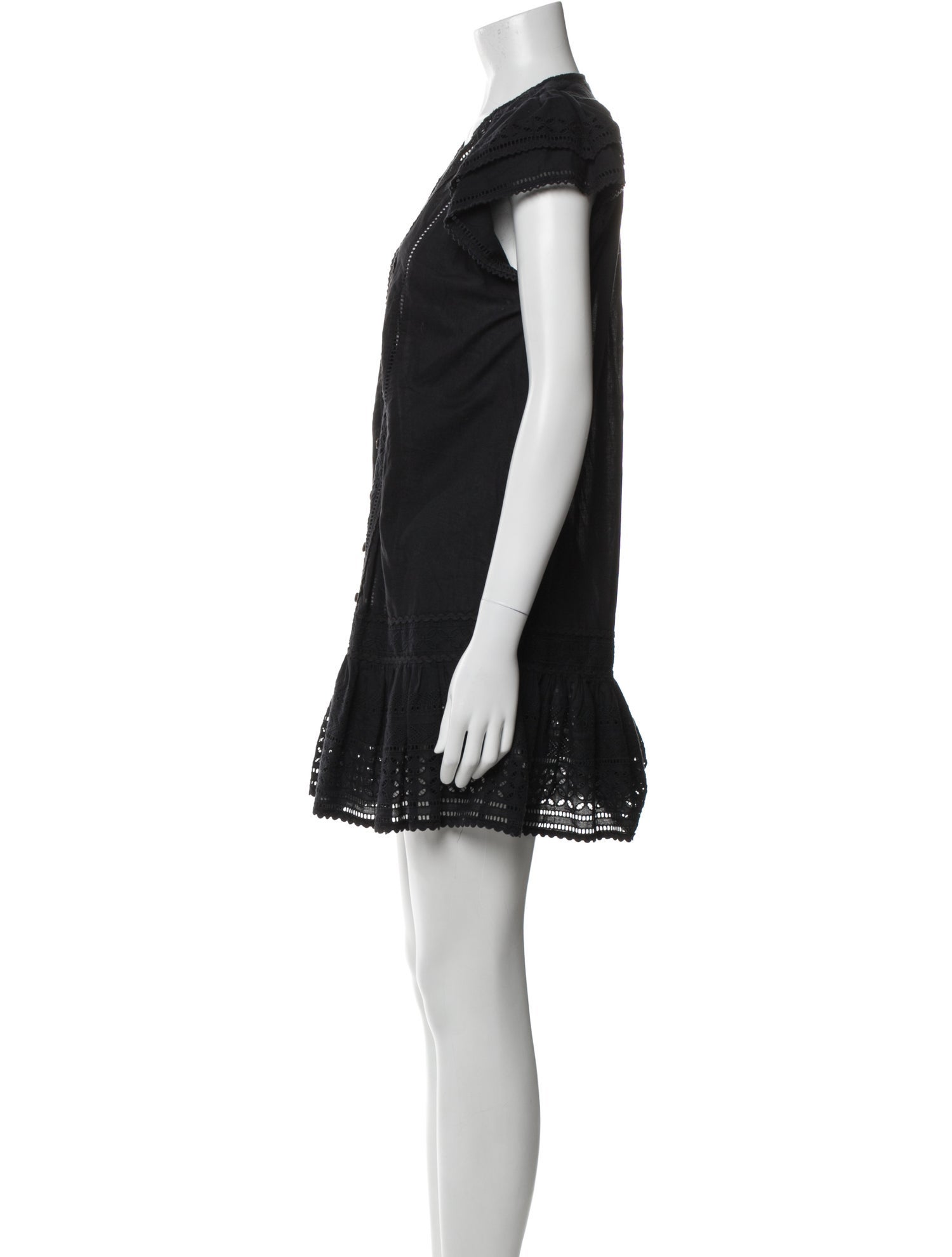 Veronica Beard V-Neck Mini Dress