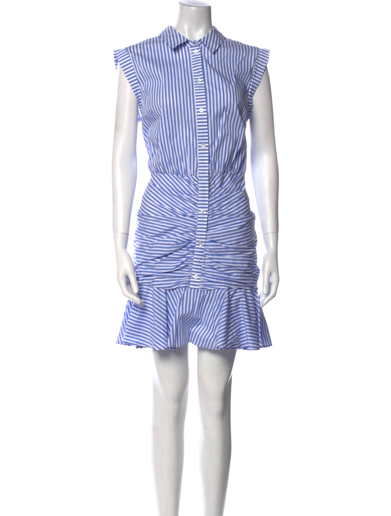 Veronica Beard Striped Mini Dress