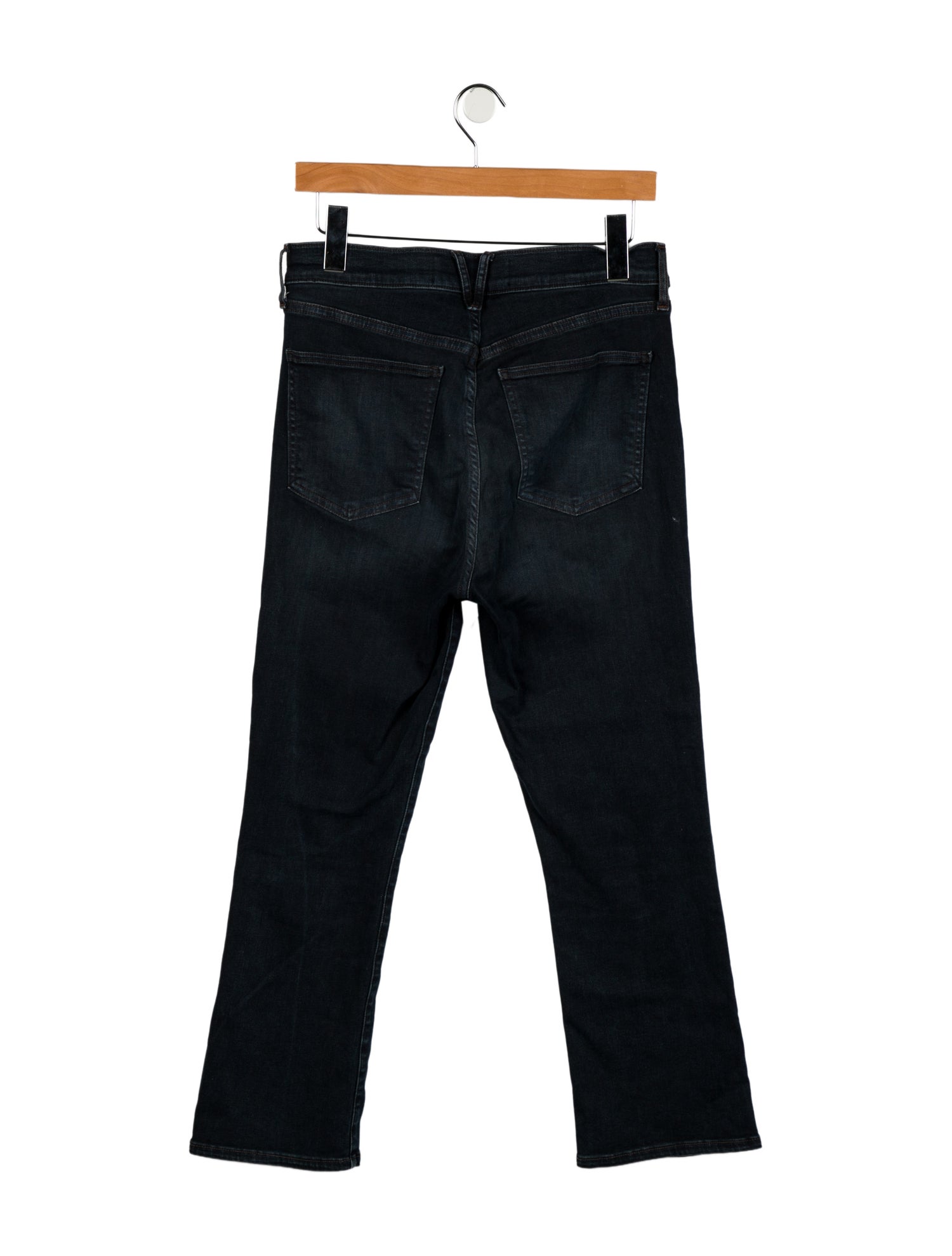 Veronica Beard High-Rise Straight Leg Jeans