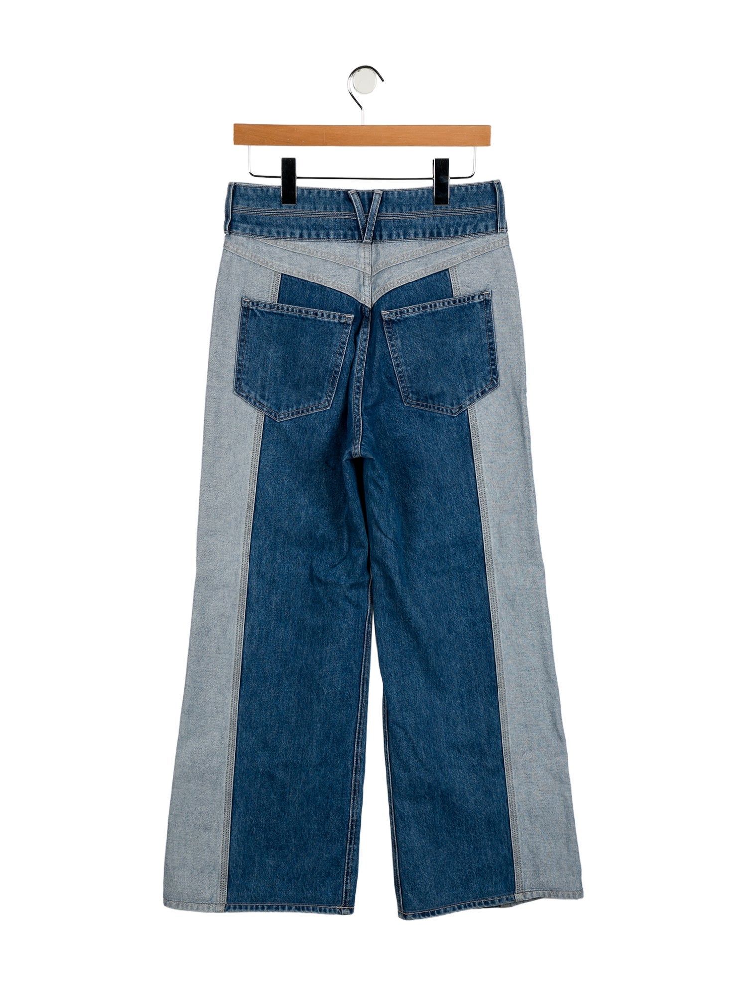 Veronica Beard High-Rise Wide Leg Jeans