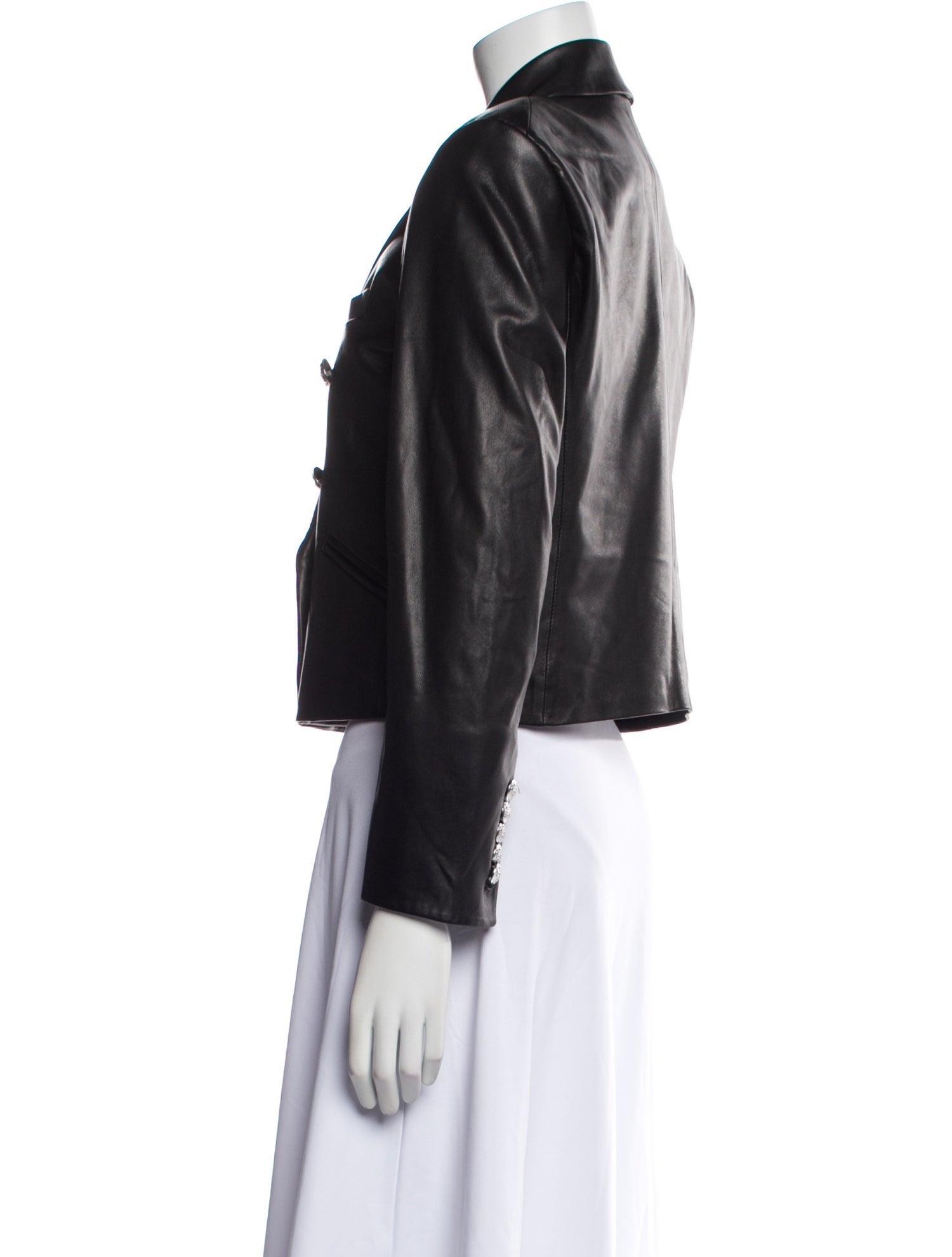 Veronica Beard Leather Blazer