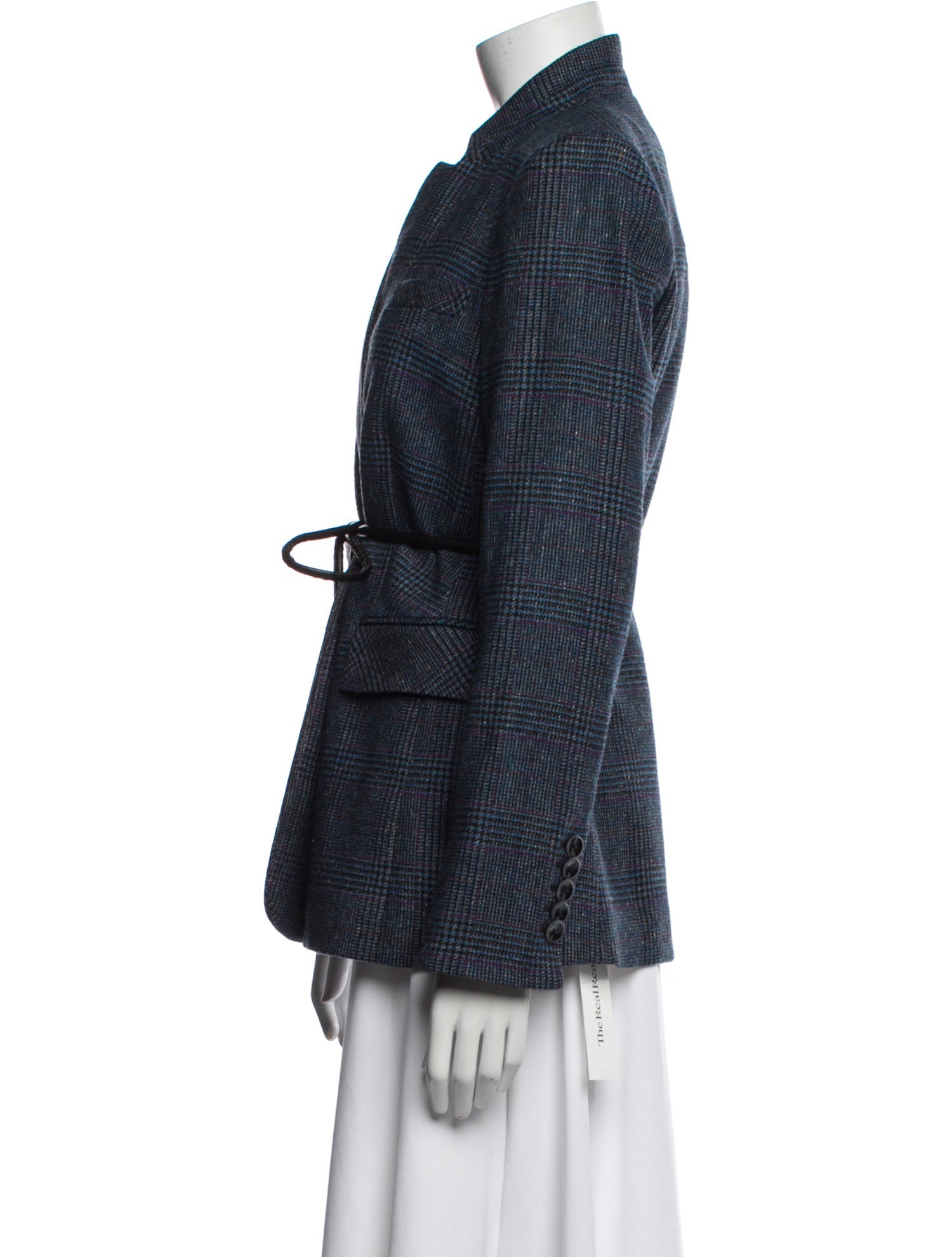 Veronica Beard Wool Plaid Print Blazer w/ Tags