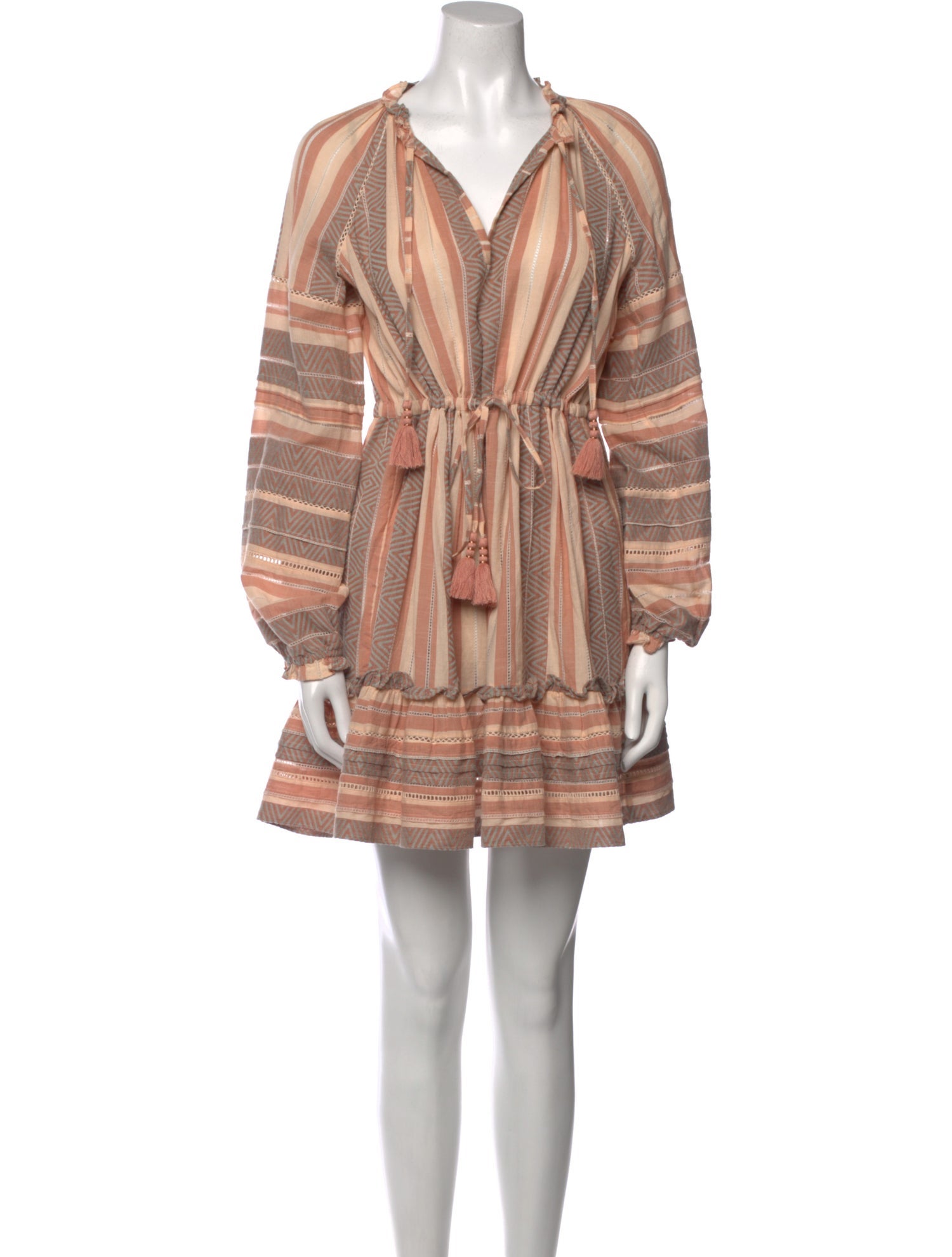 Veronica Beard Striped Mini Dress