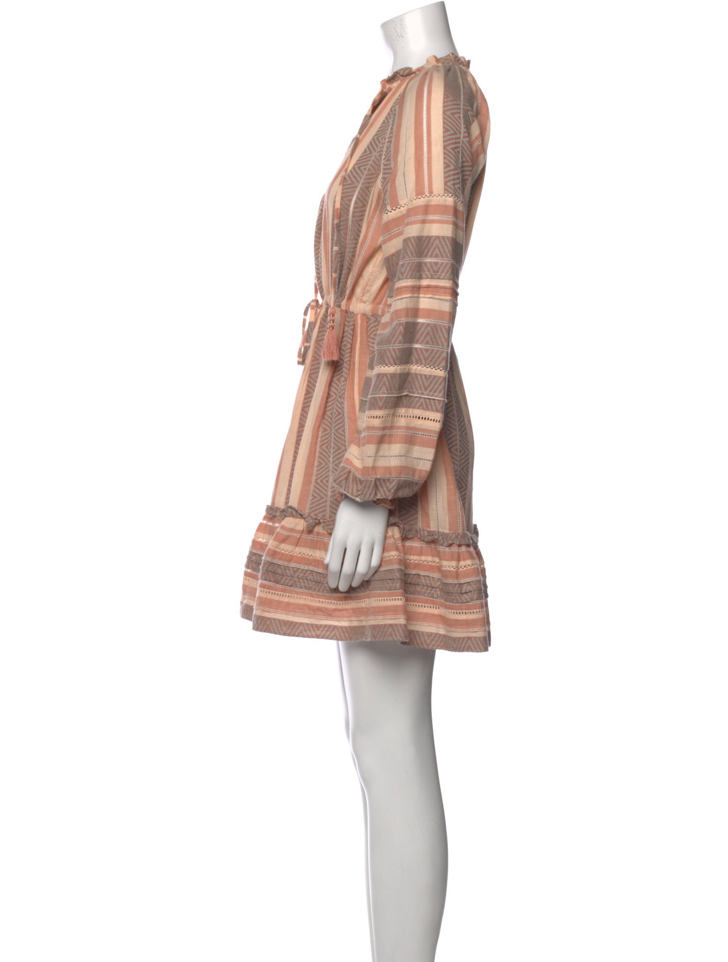 Veronica Beard Striped Mini Dress