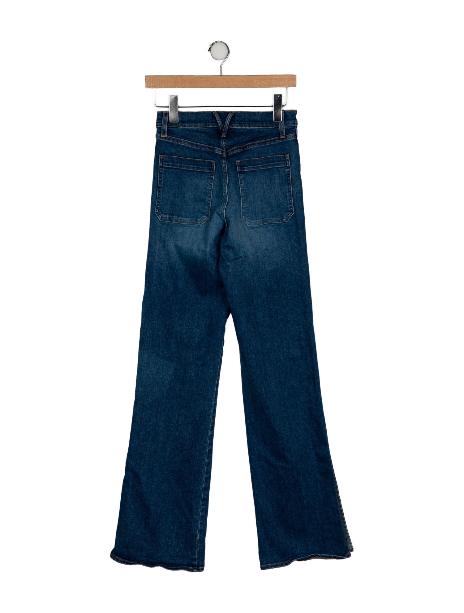 Veronica Beard High-Rise Wide Leg Jeans