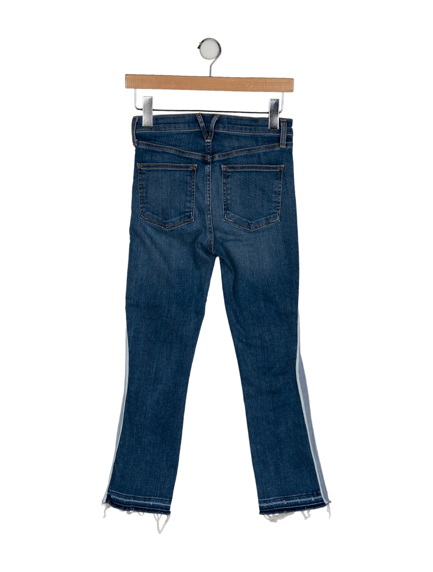 Veronica Beard Mid-Rise Straight Leg Jeans