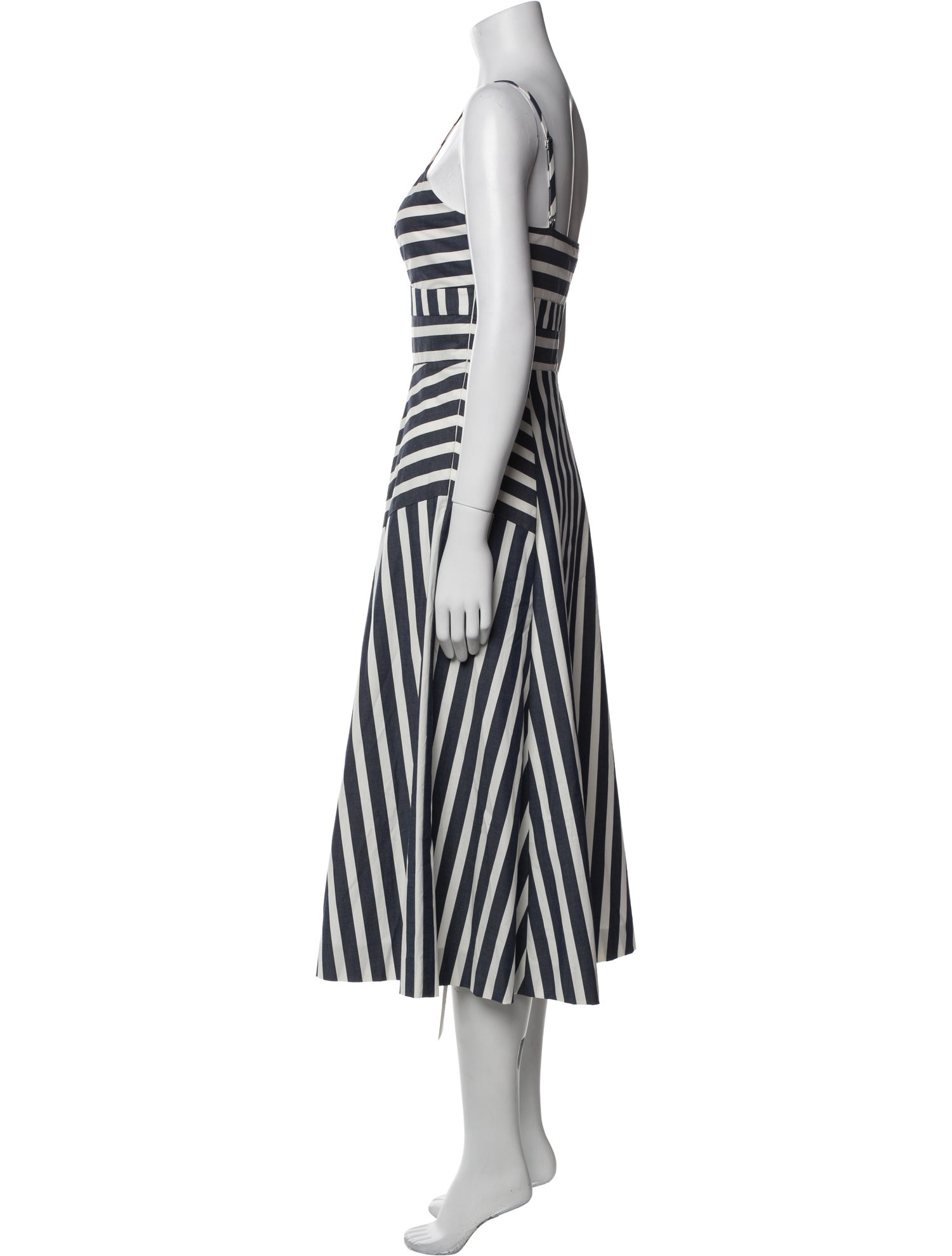 Veronica Beard Striped Long Dress