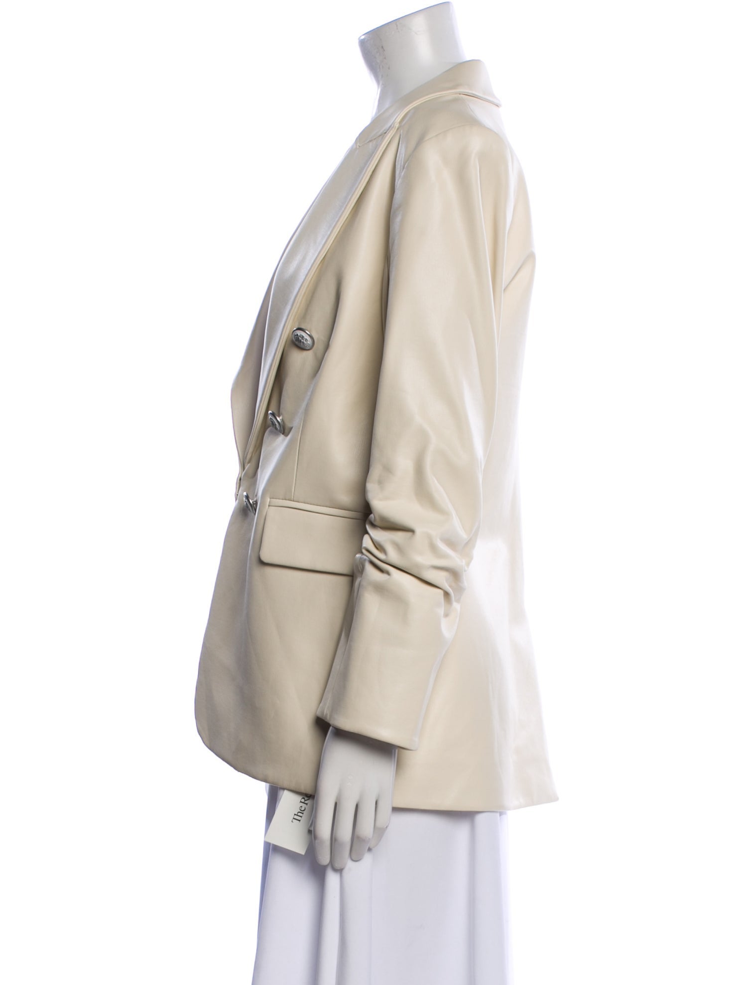 Veronica Beard Faux Leather Blazer