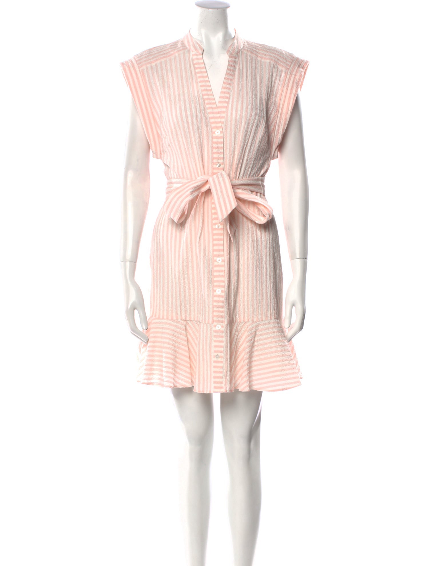 Veronica Beard Striped Mini Dress