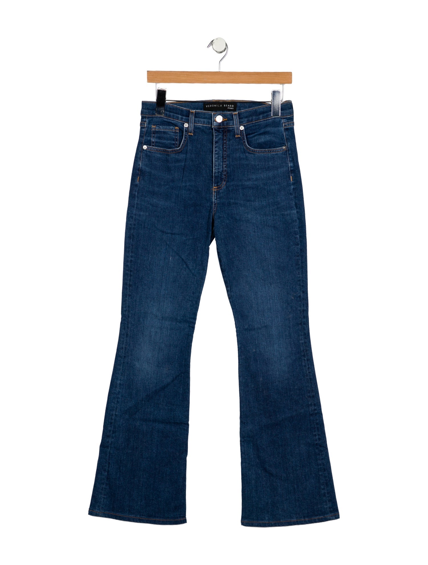 Veronica Beard High-Rise Wide Leg Jeans