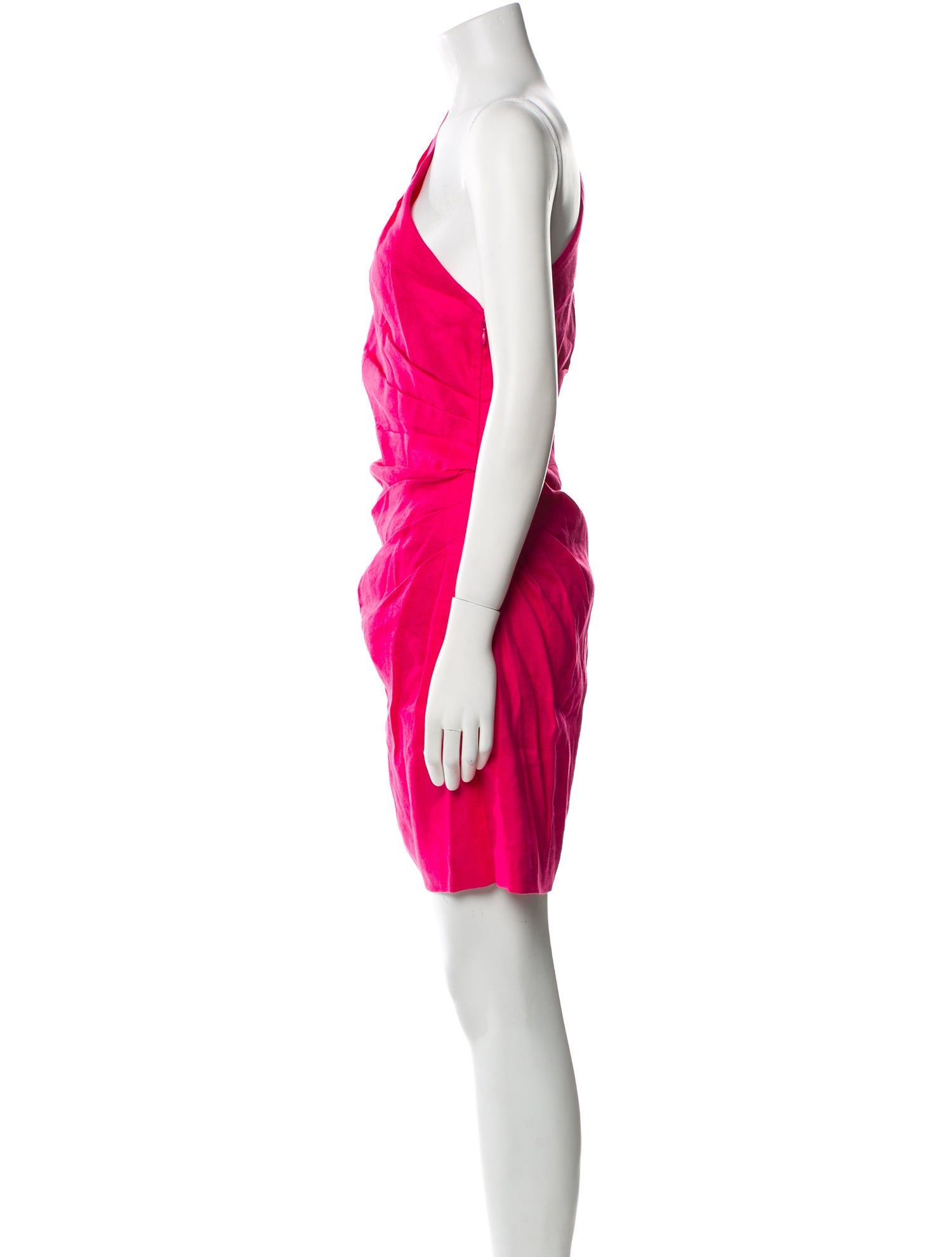 Veronica Beard One-Shoulder Mini Dress