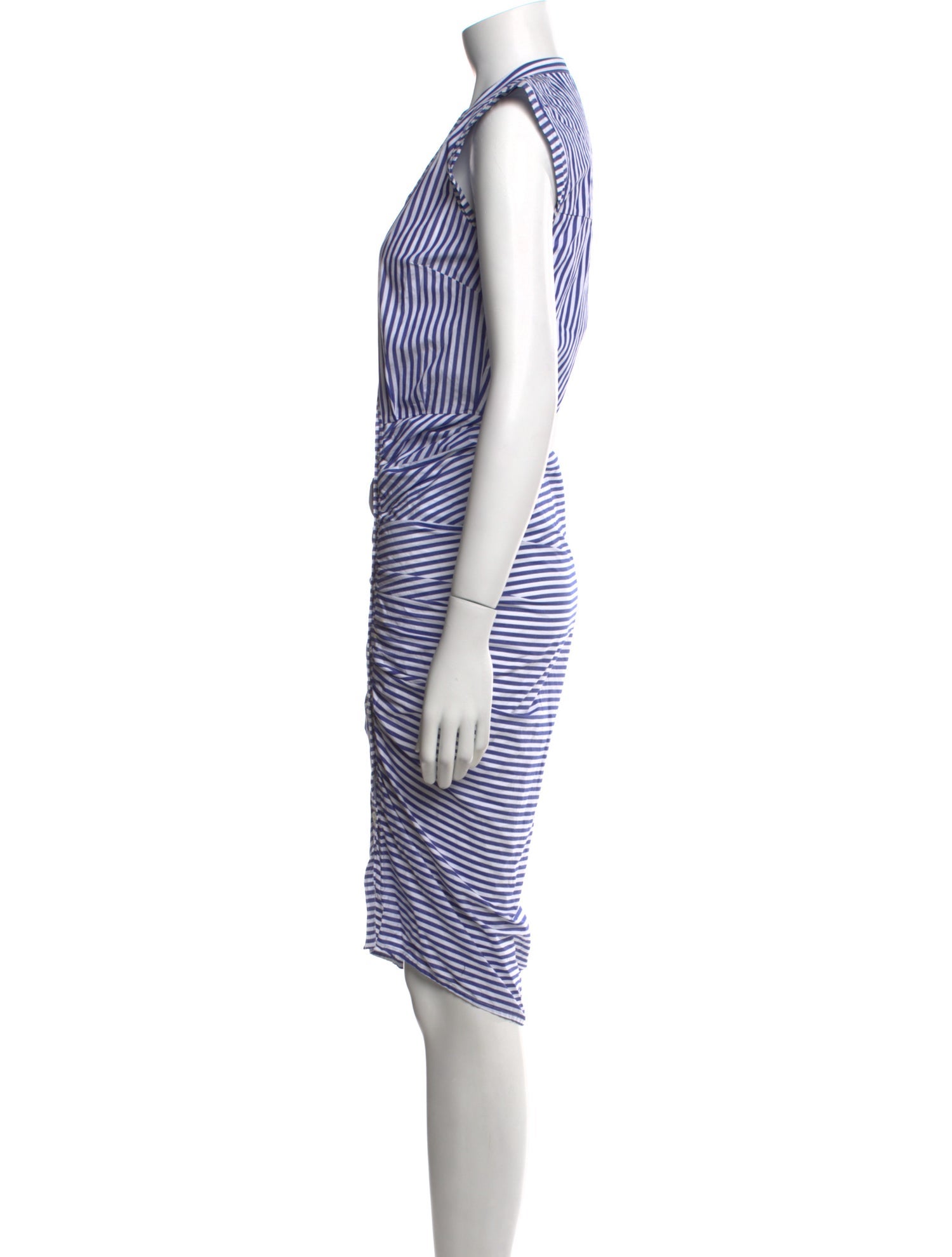 Veronica Beard Striped Midi Length Dress