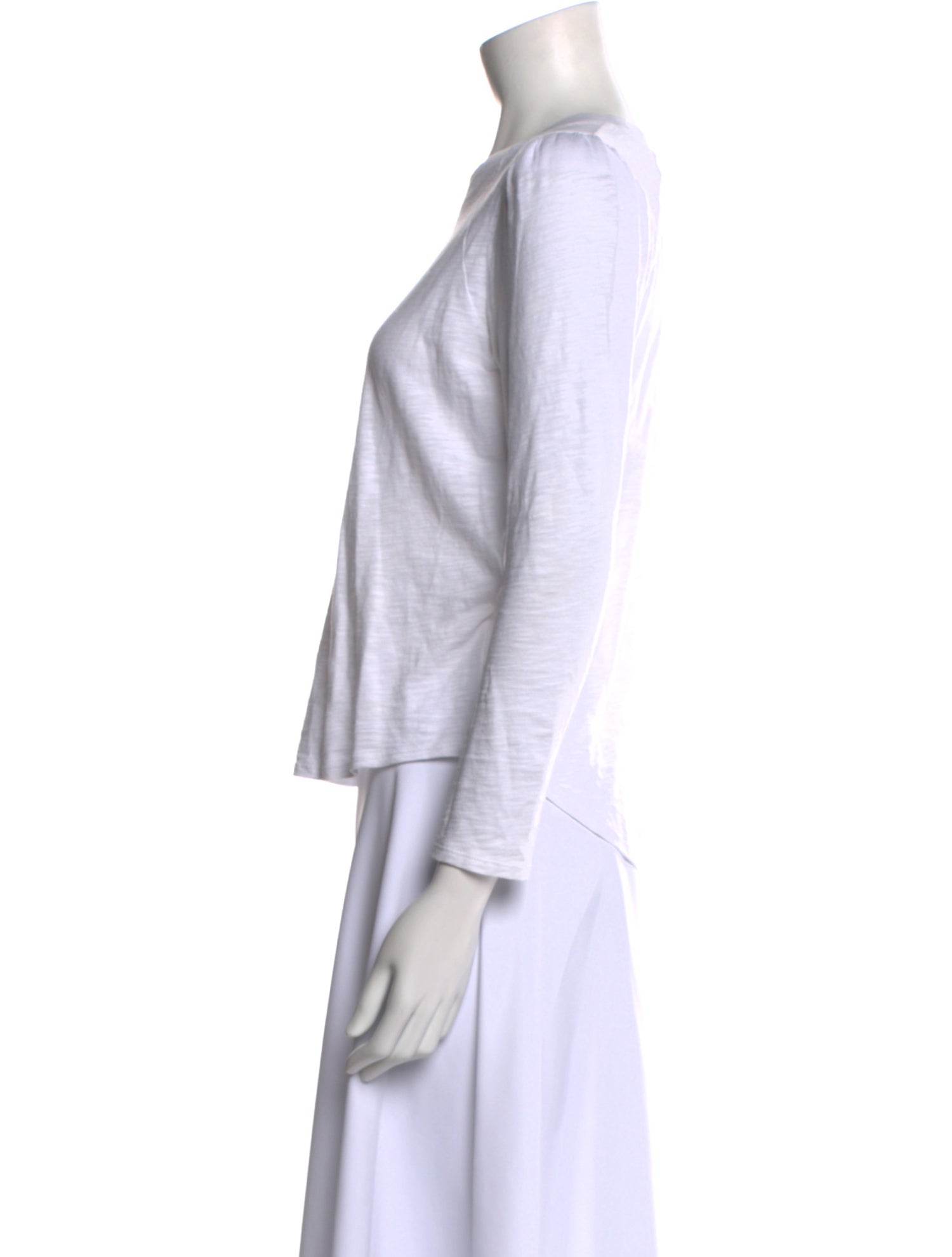 Veronica Beard Bateau Neckline Long Sleeve Top