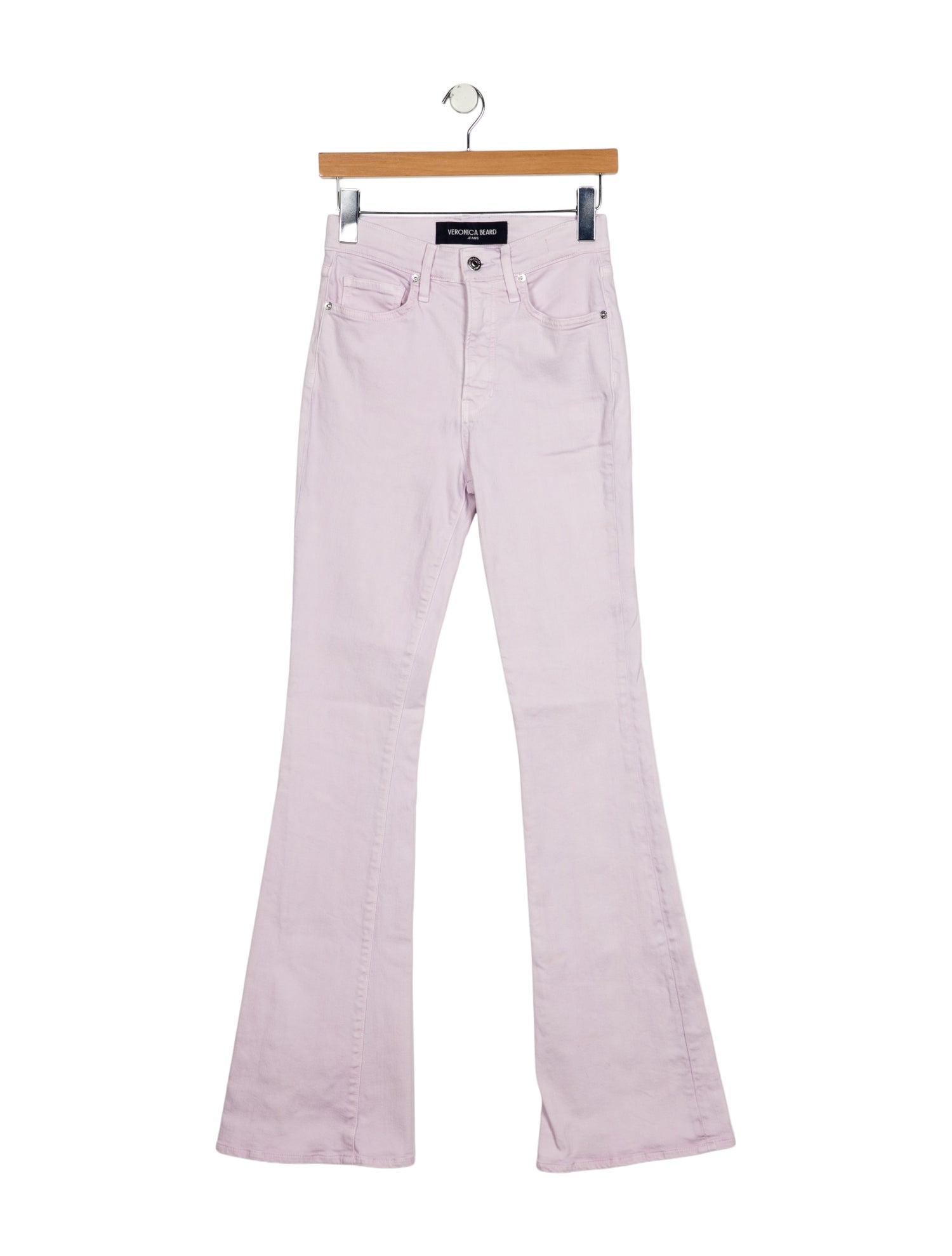 Veronica Beard High-Rise Wide Leg Jeans
