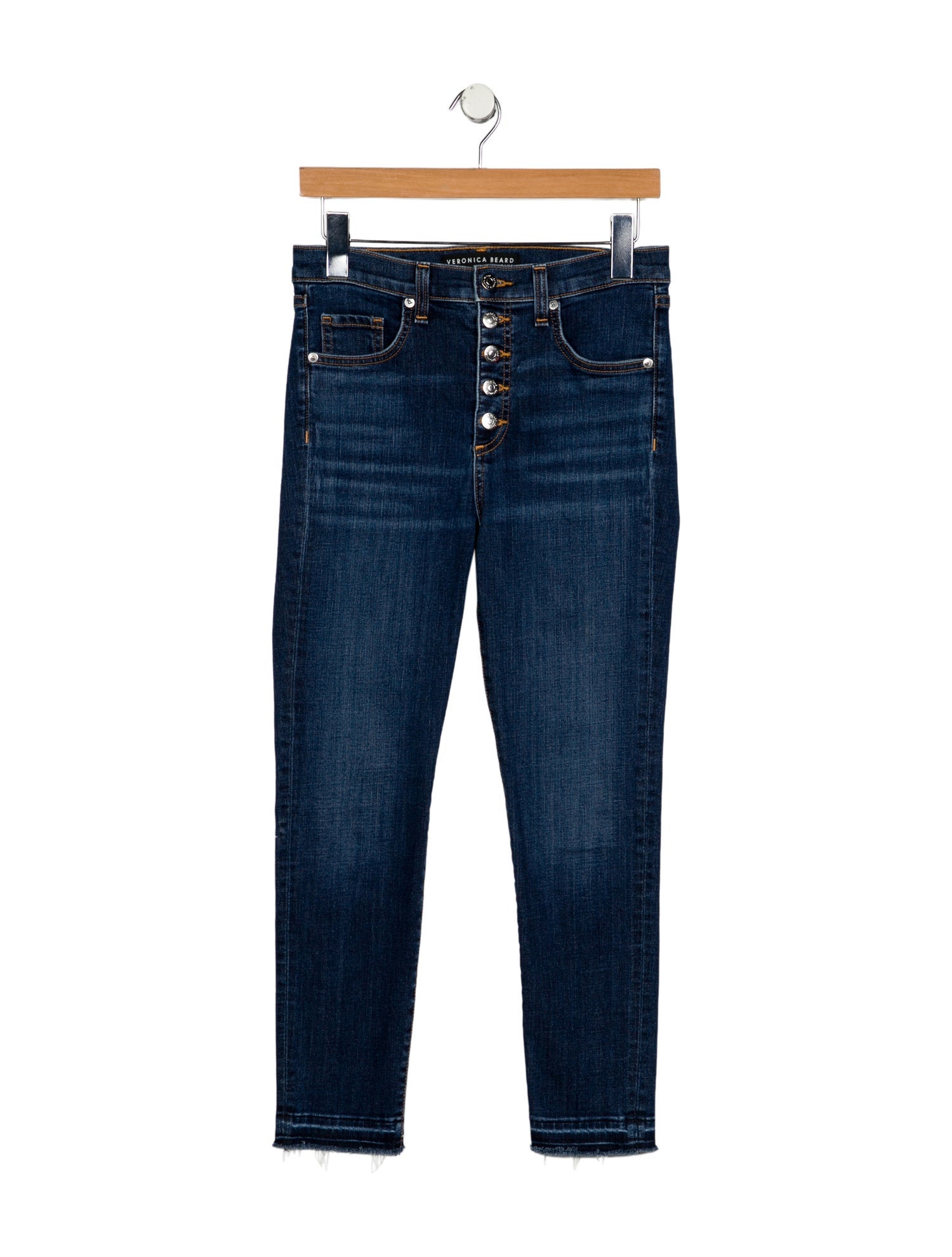 Veronica Beard Mid-Rise Skinny Leg Jeans