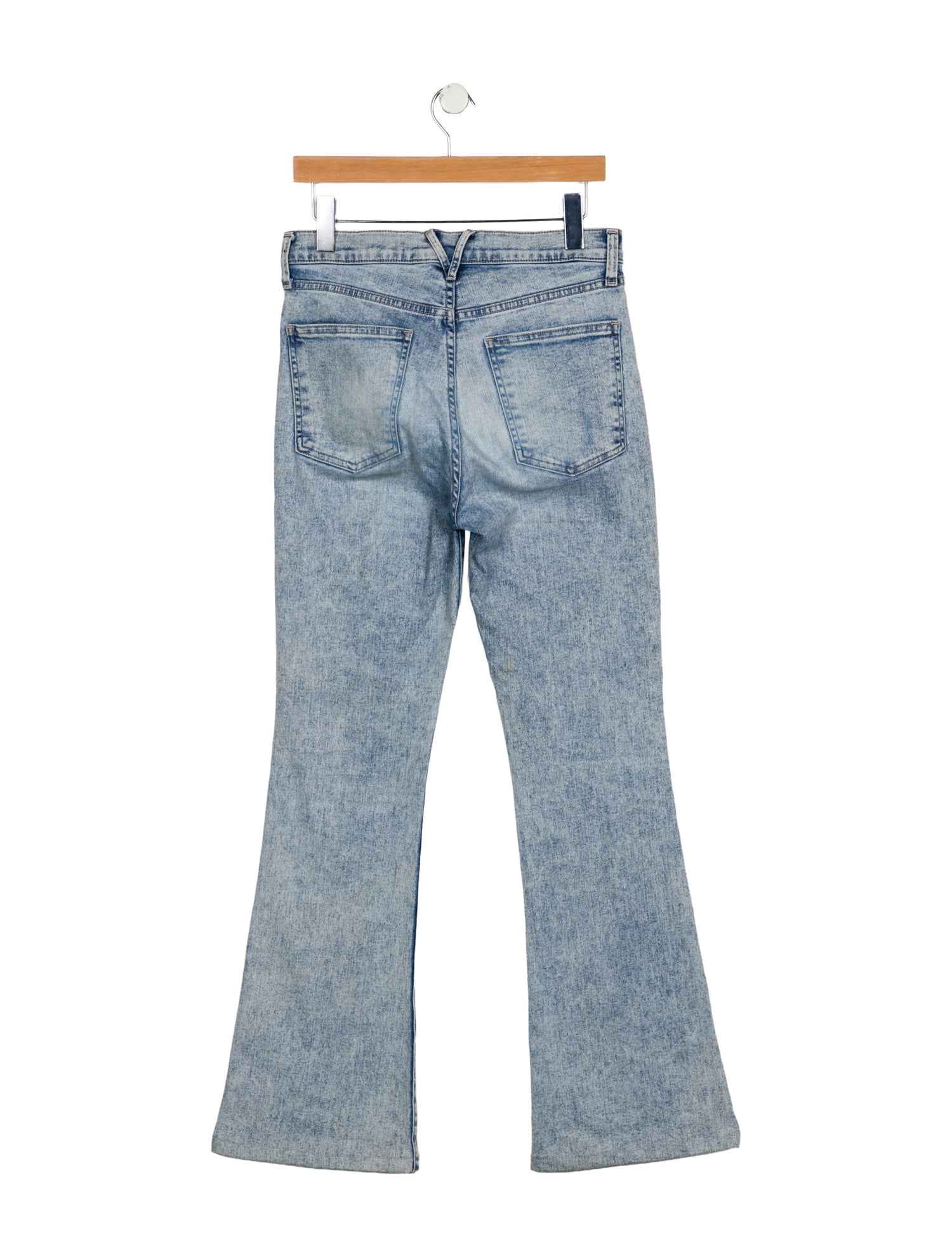 Veronica Beard Mid-Rise Wide Leg Jeans