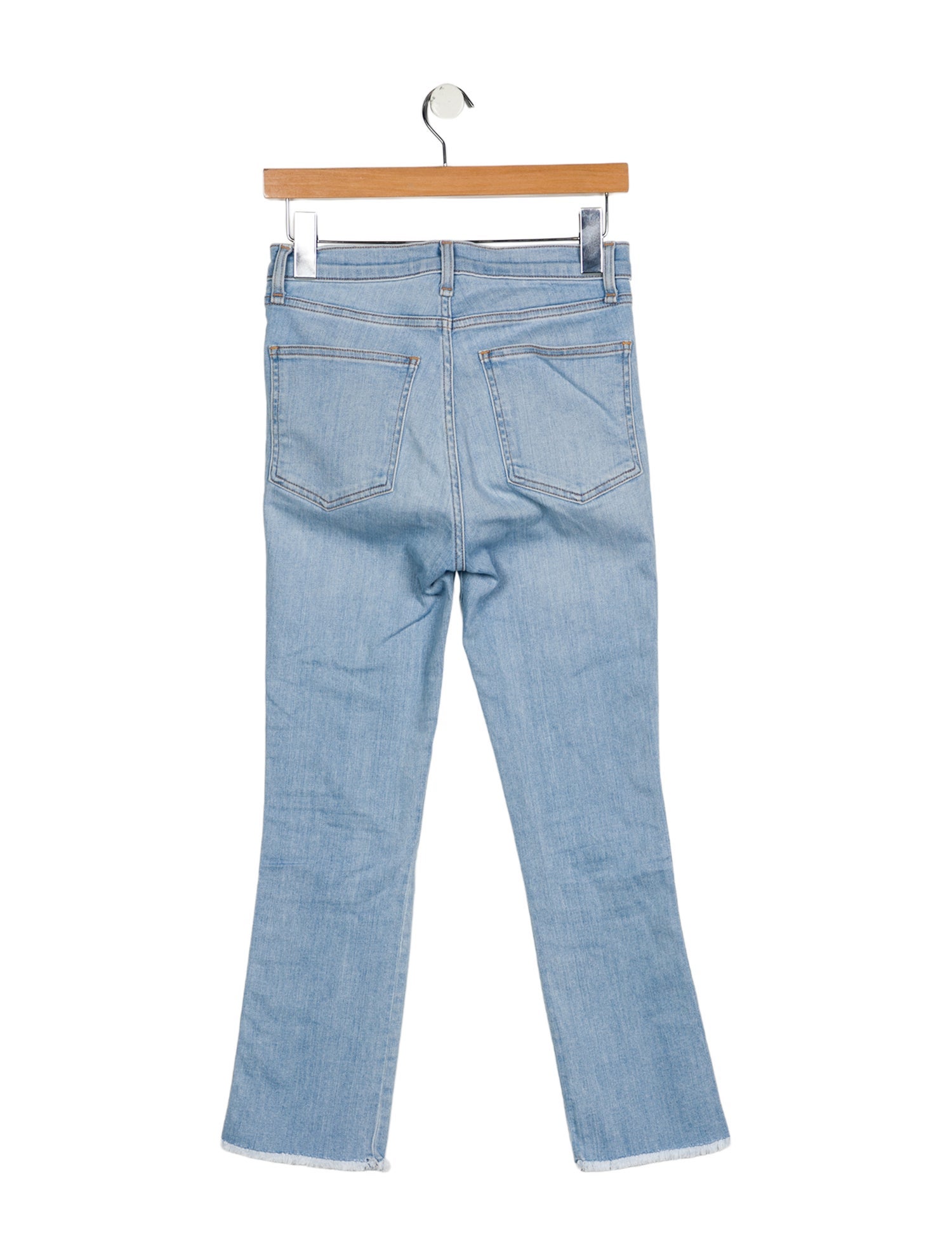 Veronica Beard Mid-Rise Straight Leg Jeans