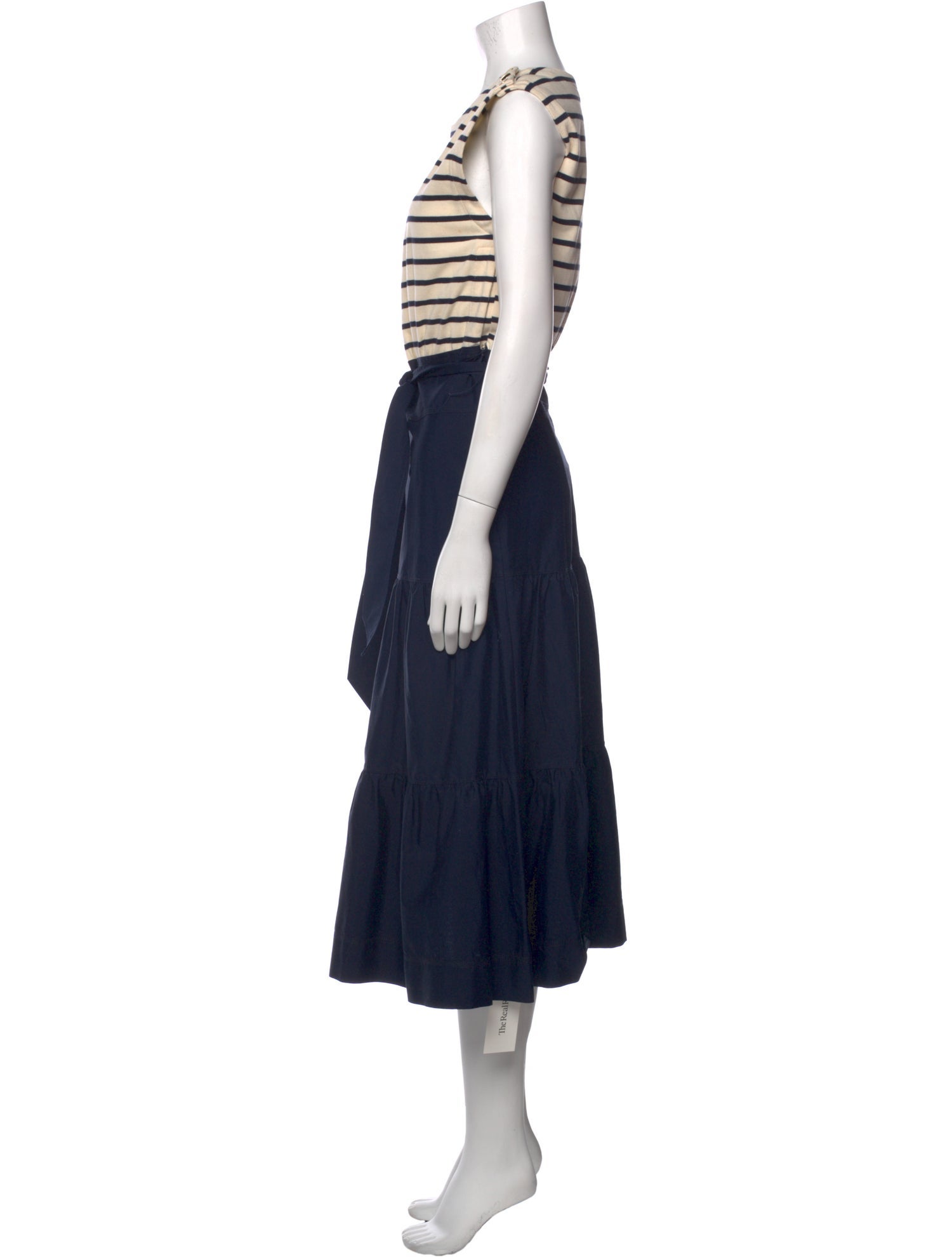 Veronica Beard Striped Long Dress