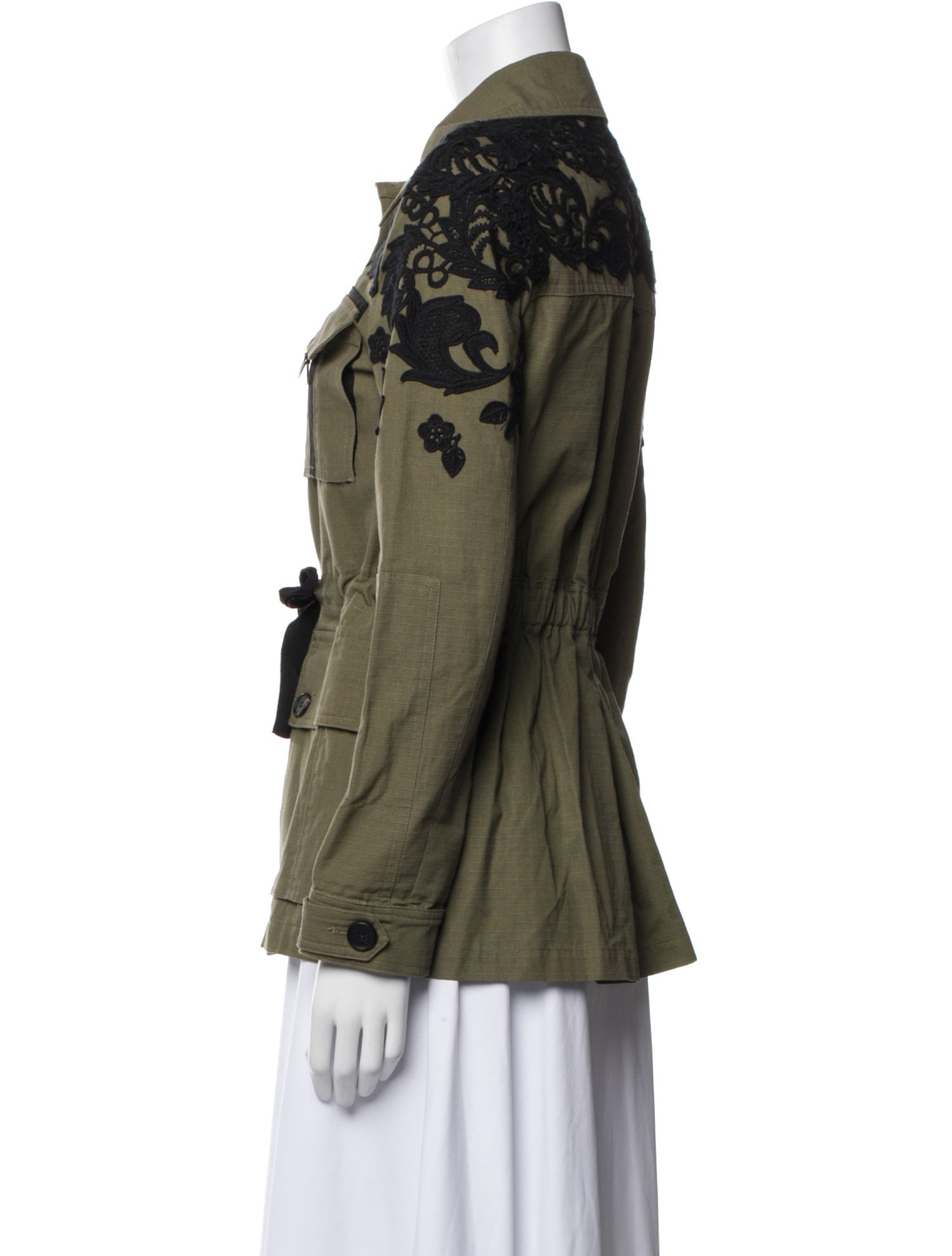 Veronica Beard Printed Utility Jacket