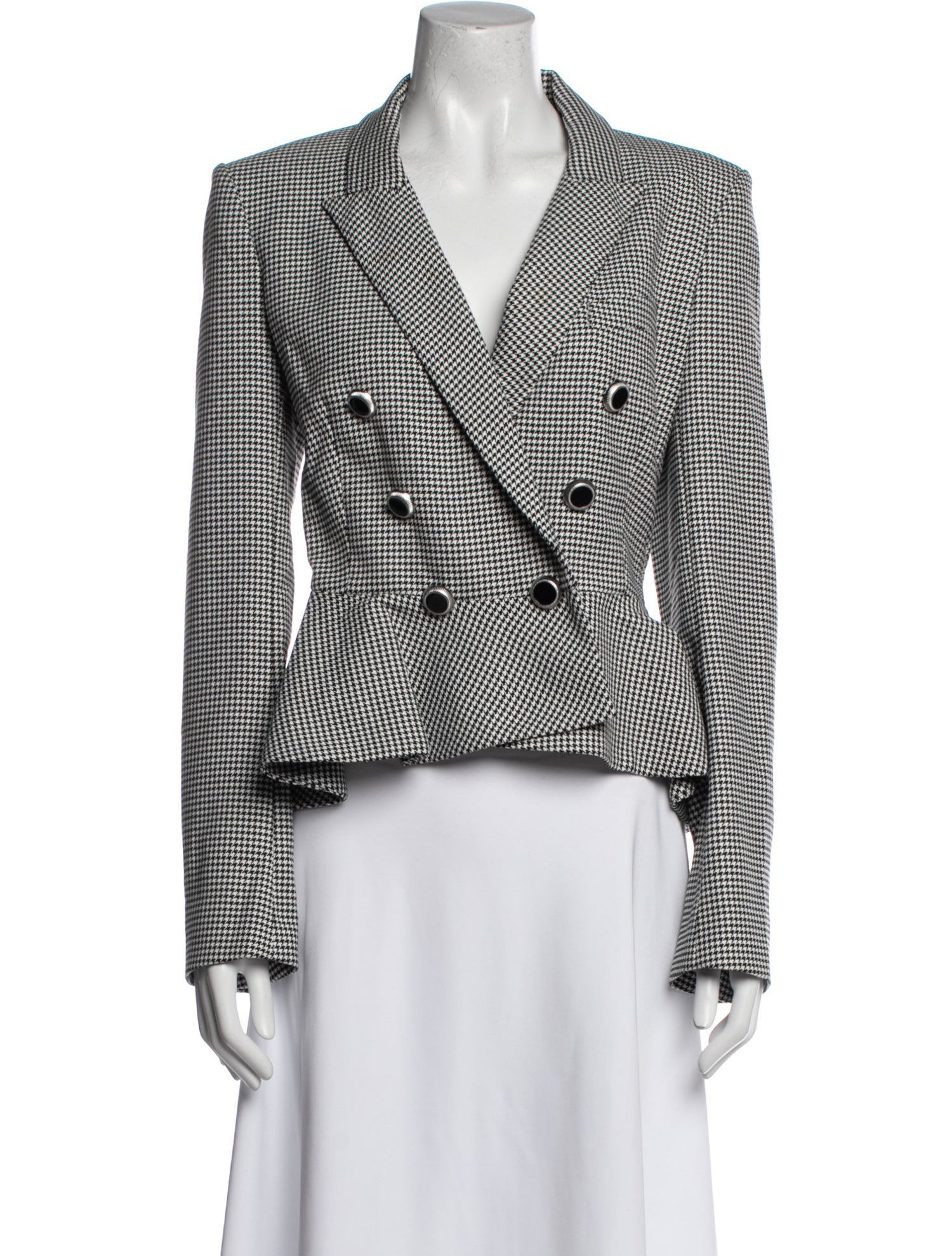 Veronica Beard Houndstooth Print Blazer