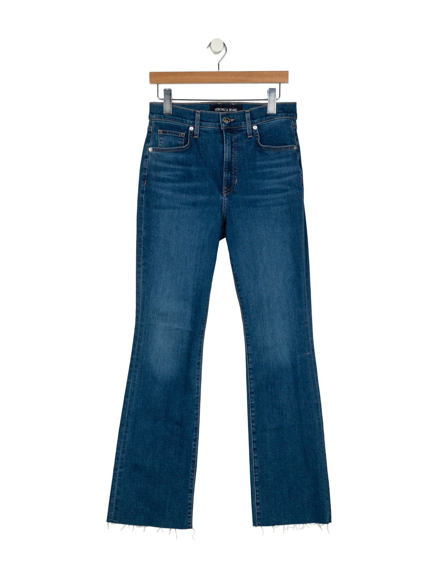 Veronica Beard High-Rise Wide Leg Jeans