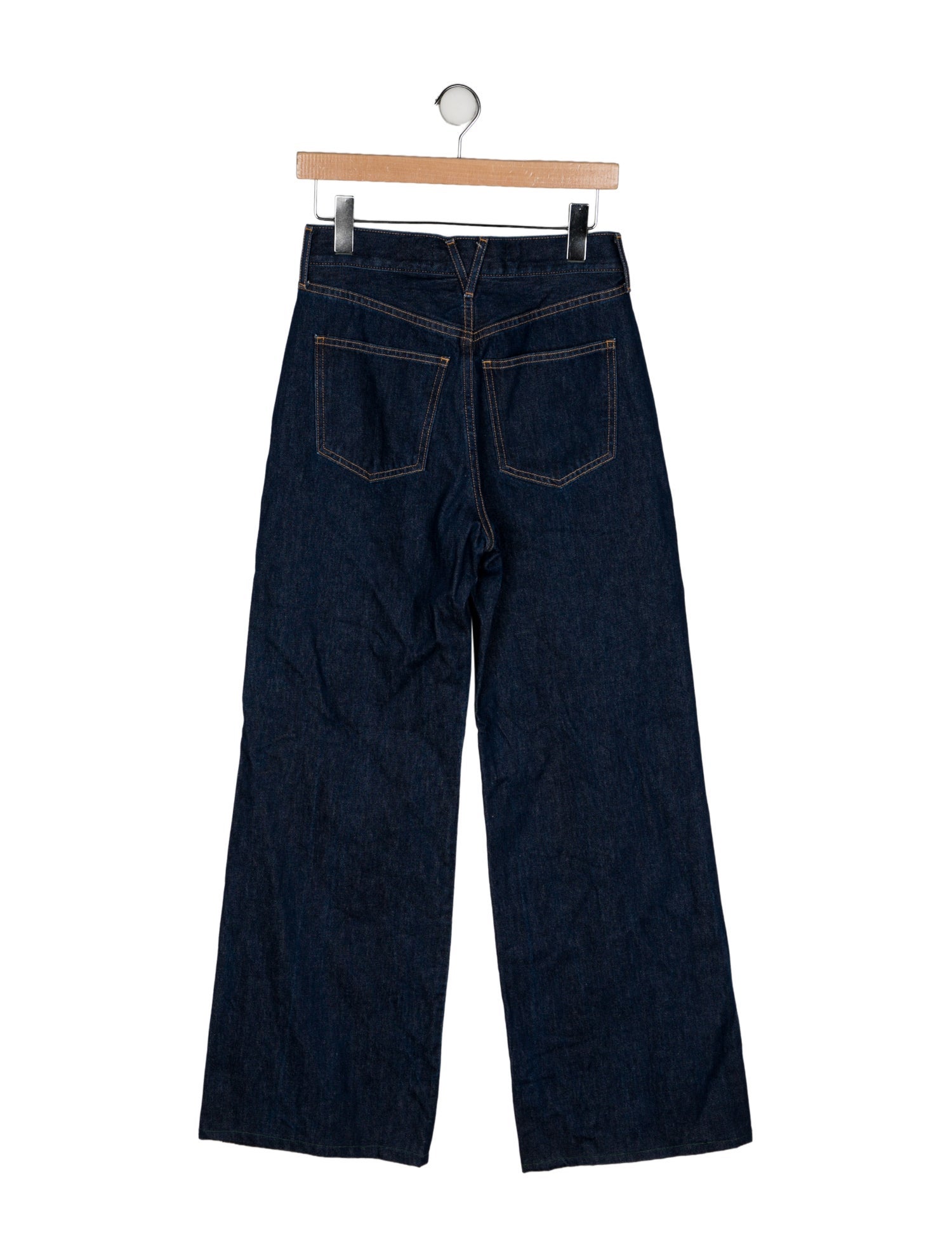 Veronica Beard High-Rise Wide Leg Jeans