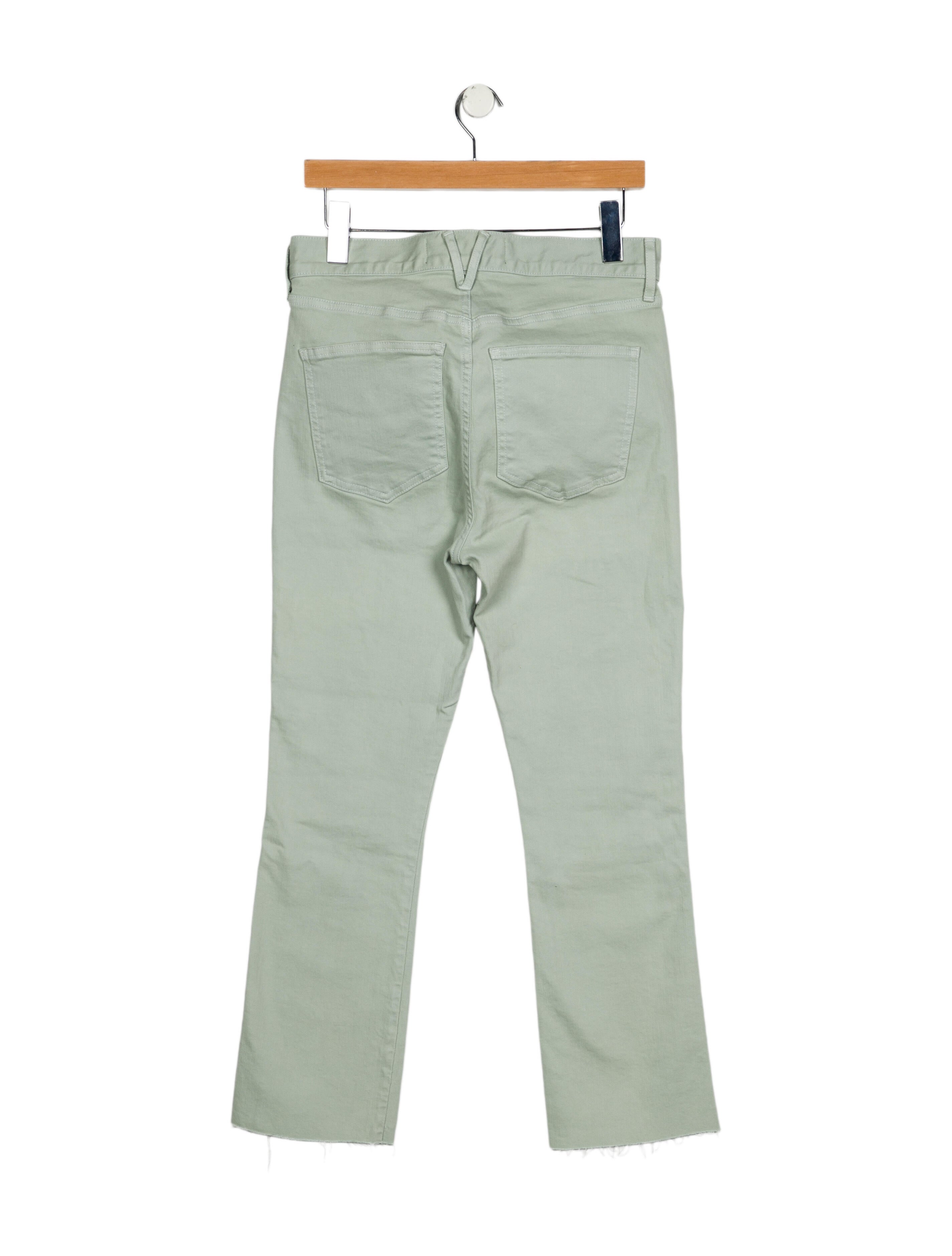 Veronica Beard High-Rise Straight Leg Jeans