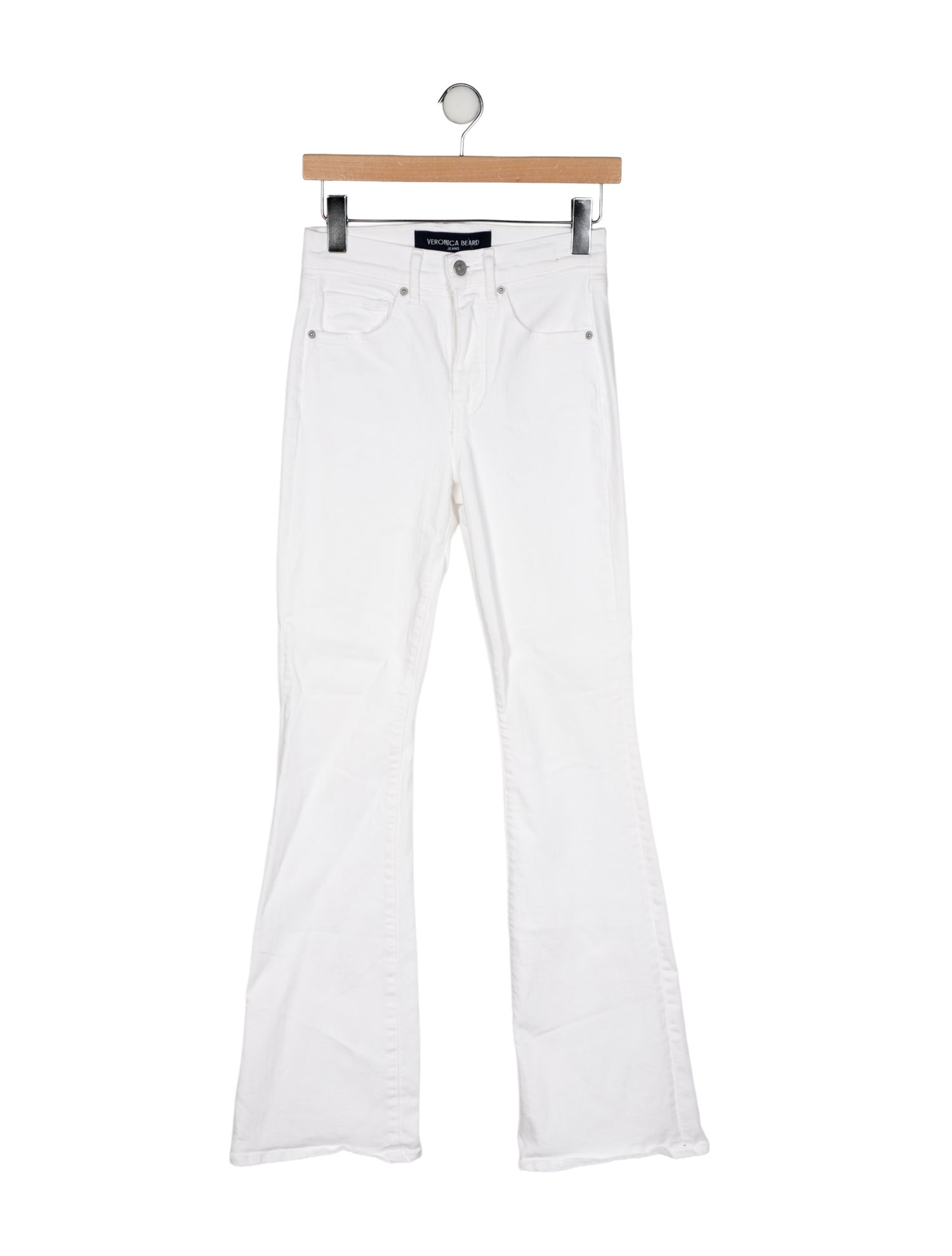 Veronica Beard High-Rise Wide Leg Jeans