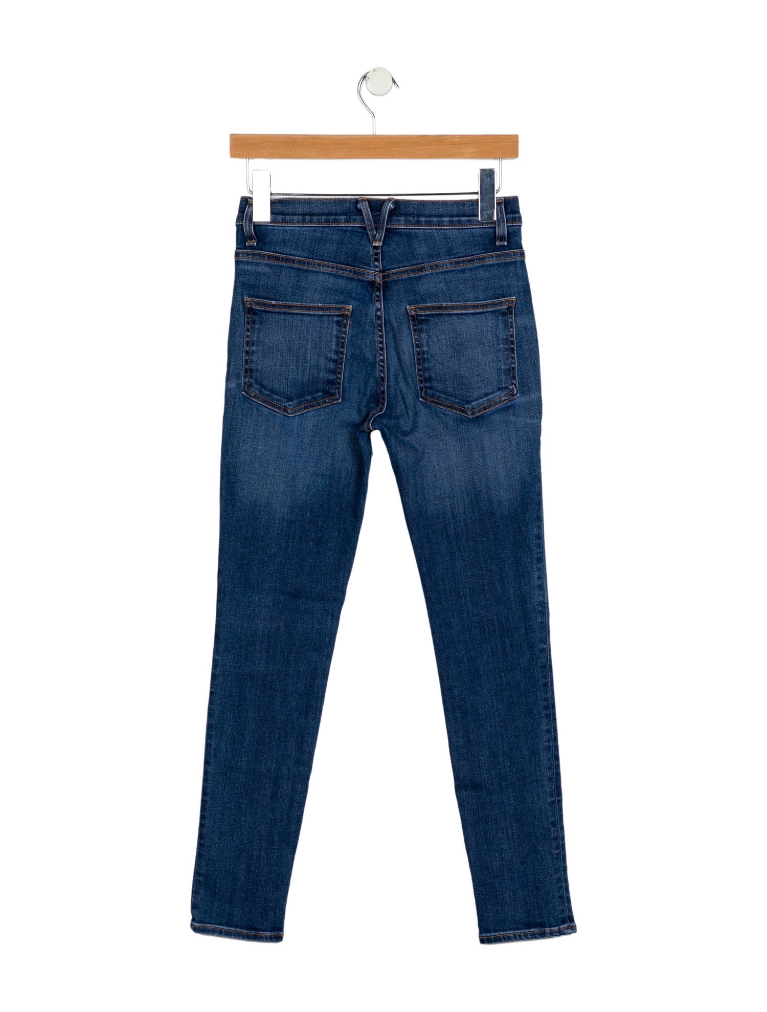 Veronica Beard Mid-Rise Skinny Leg Jeans