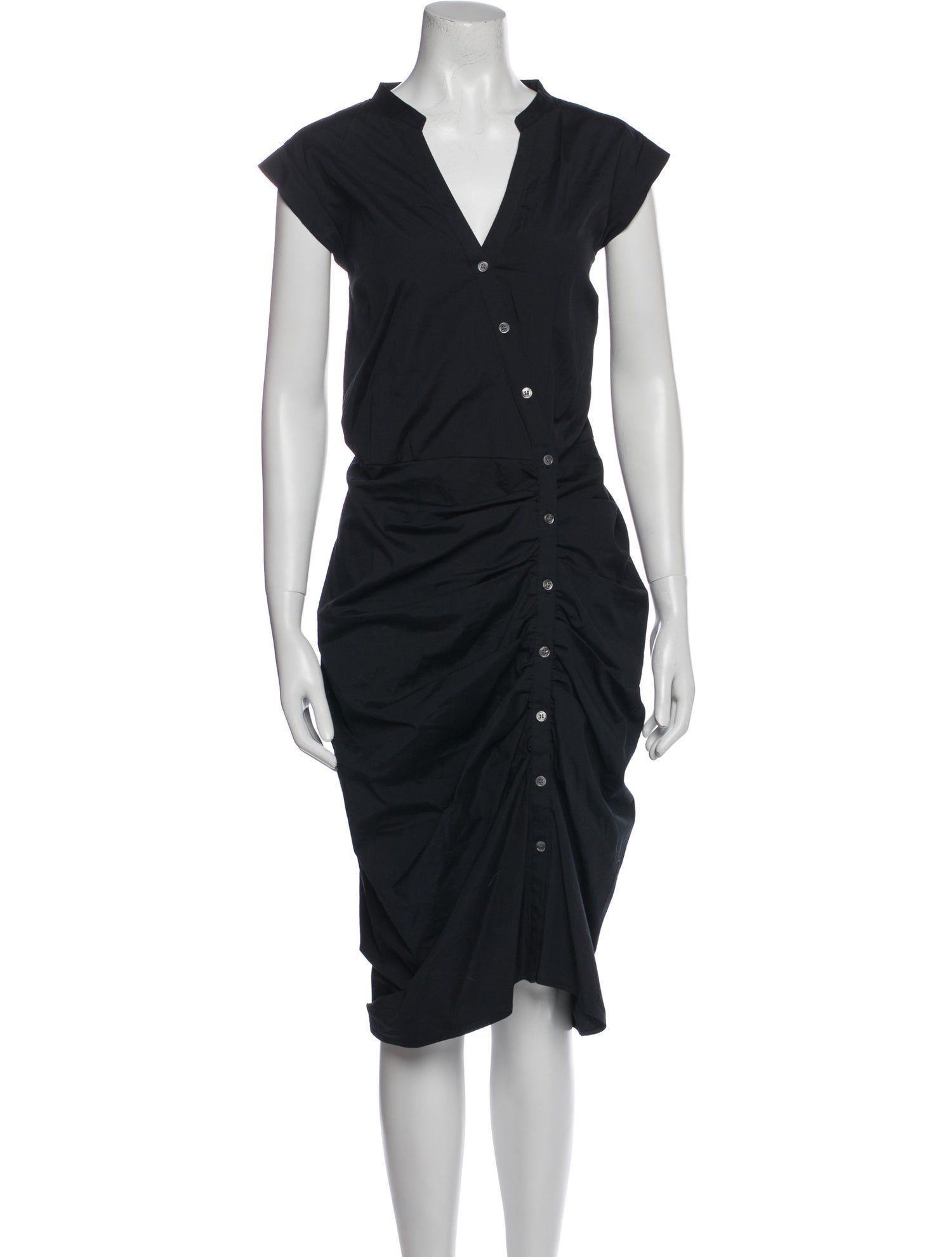 Veronica Beard V-Neck Long Dress