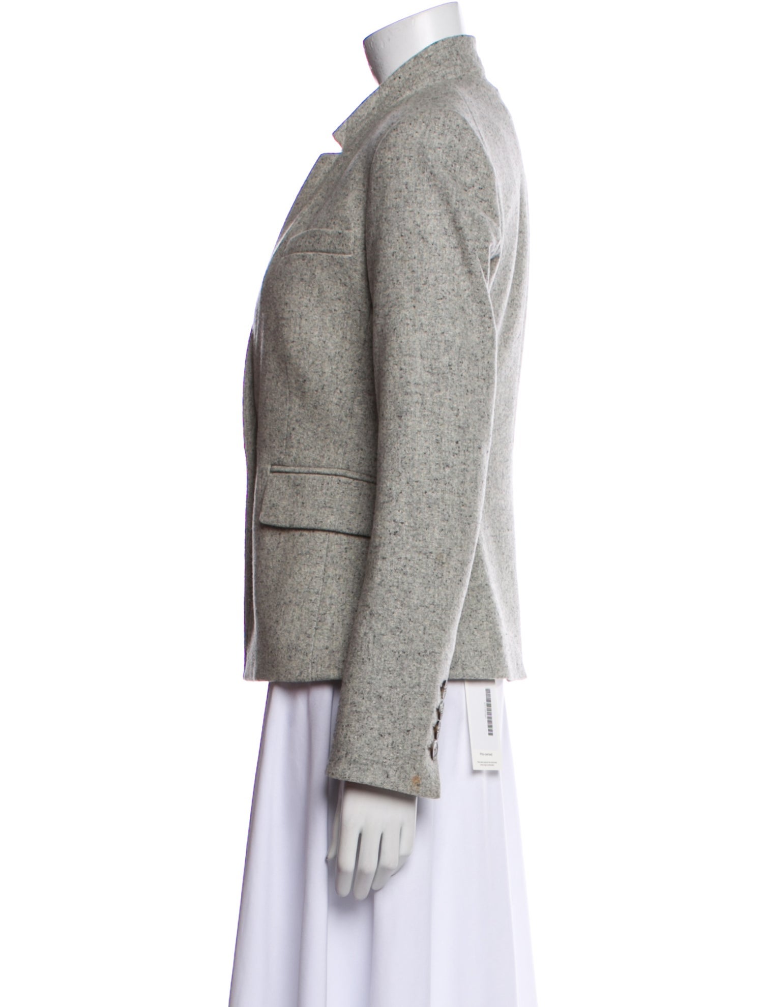 Veronica Beard Wool Tweed Pattern Blazer