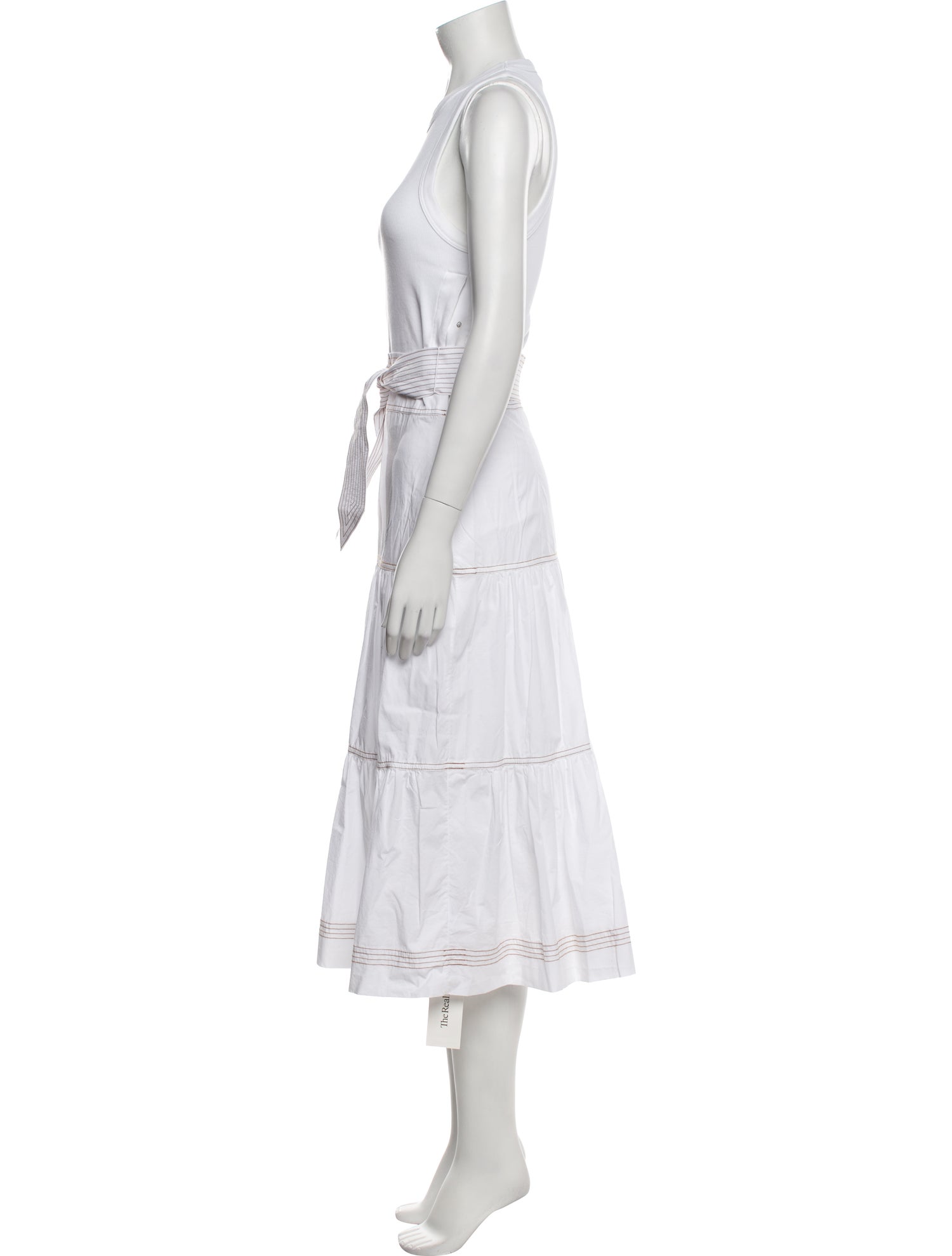 Veronica Beard Crew Neck Long Dress