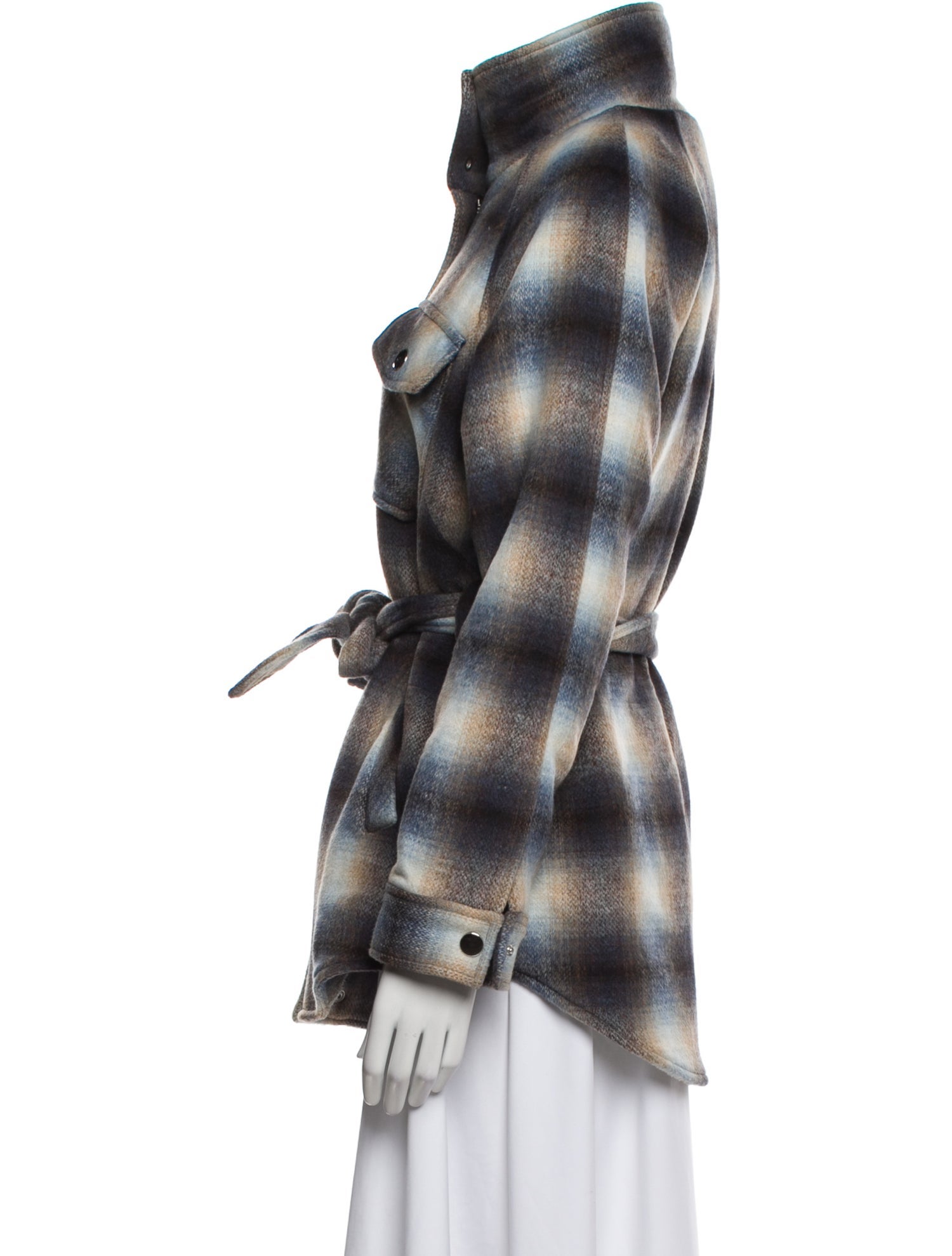Veronica Beard Plaid Print Jacket