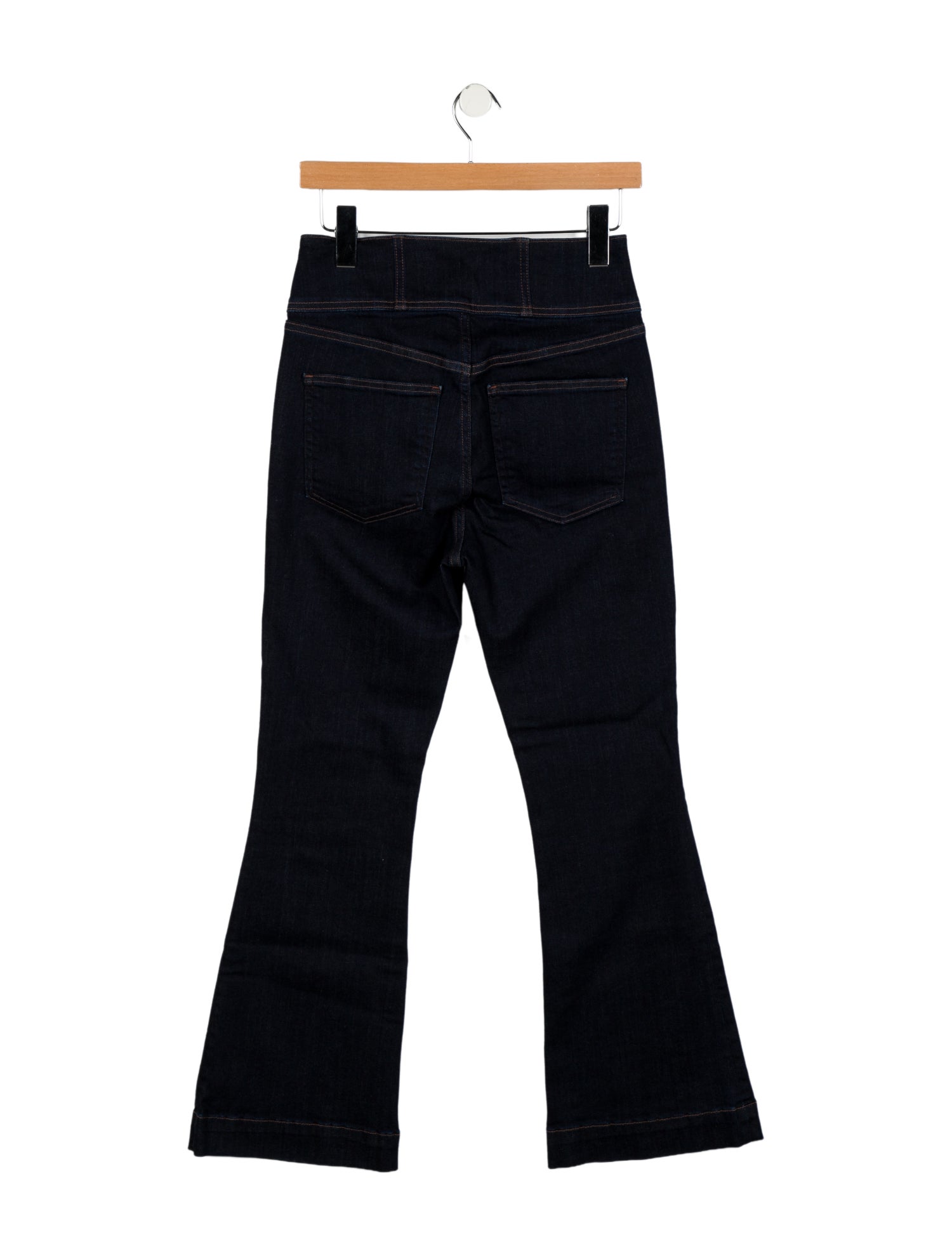 Veronica Beard High-Rise Wide Leg Jeans