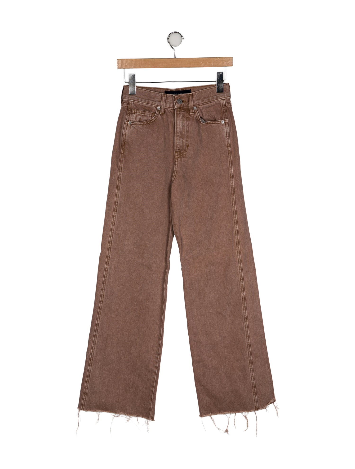 Veronica Beard High-Rise Wide Leg Jeans