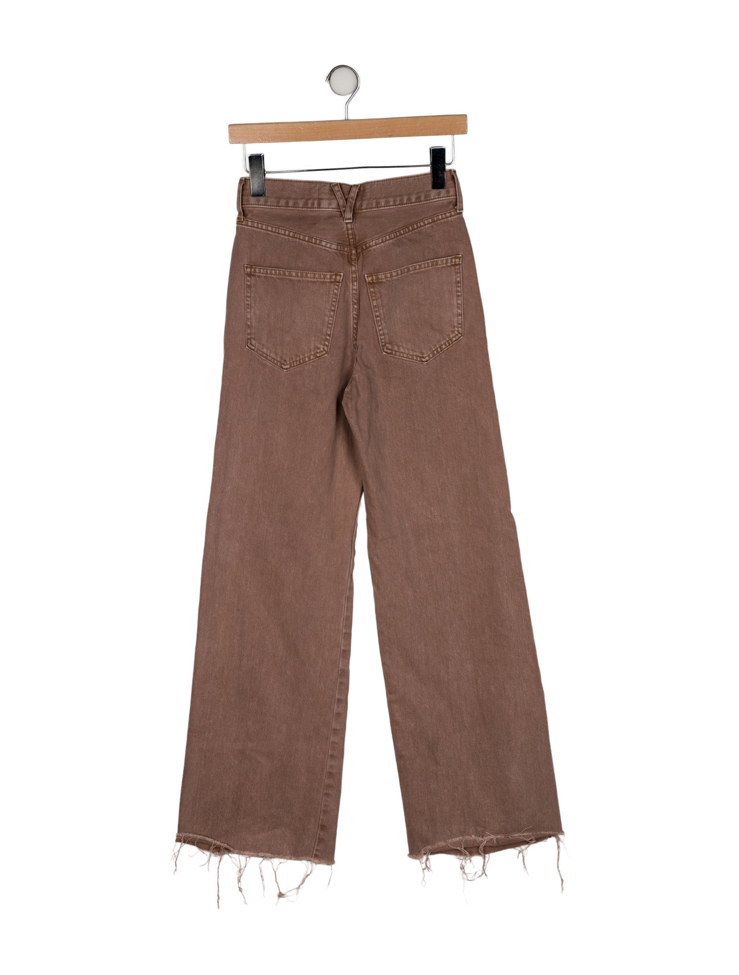 Veronica Beard High-Rise Wide Leg Jeans