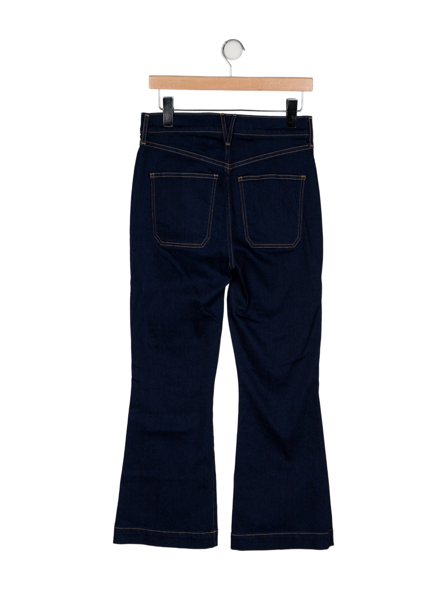 Veronica Beard High-Rise Straight Leg Jeans